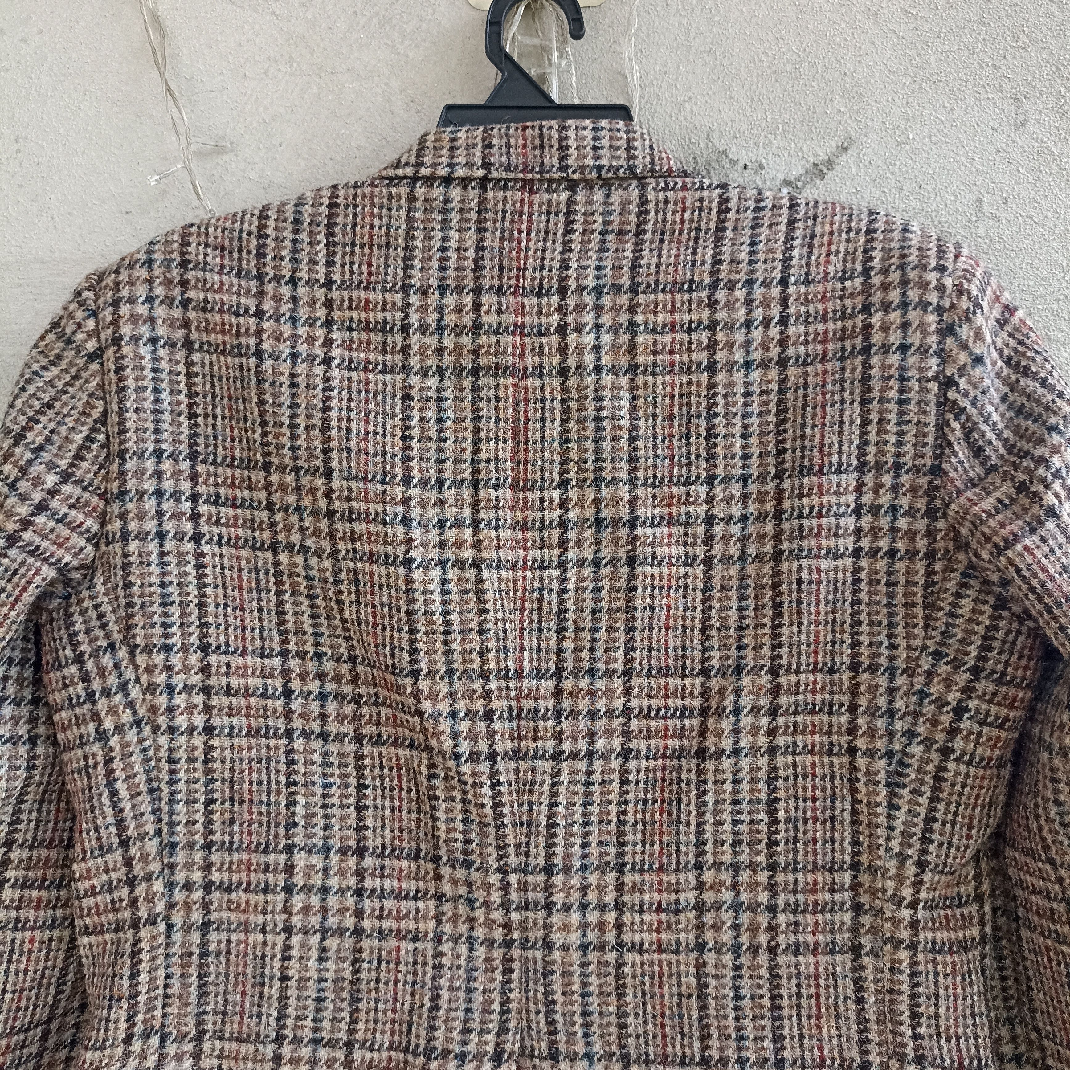 Handmade Harris Tweed Hand Woven Wool Blazer Size US M / EU 48-50 / 2 - 9 Thumbnail