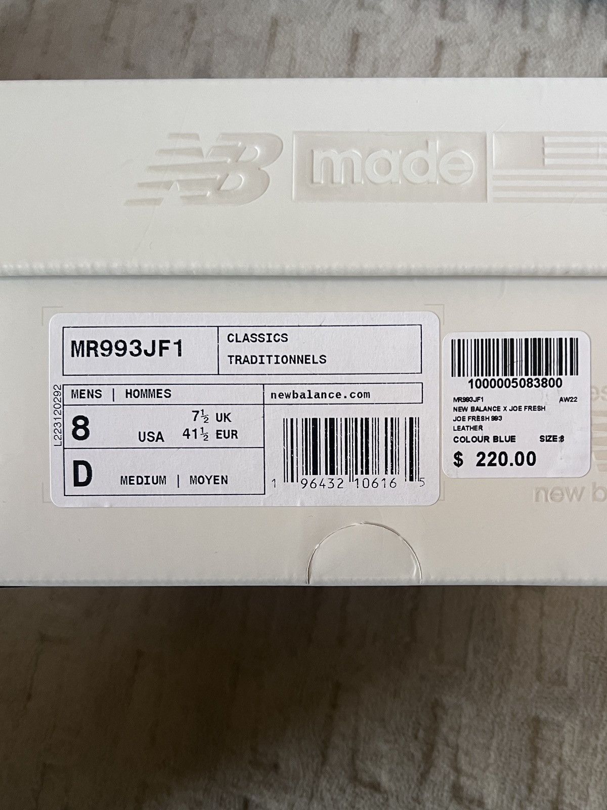 Joe Freshgoods × New Balance Joe Fresh Goods x New Balance 993 Size US 8 / EU 41 - 9 Thumbnail