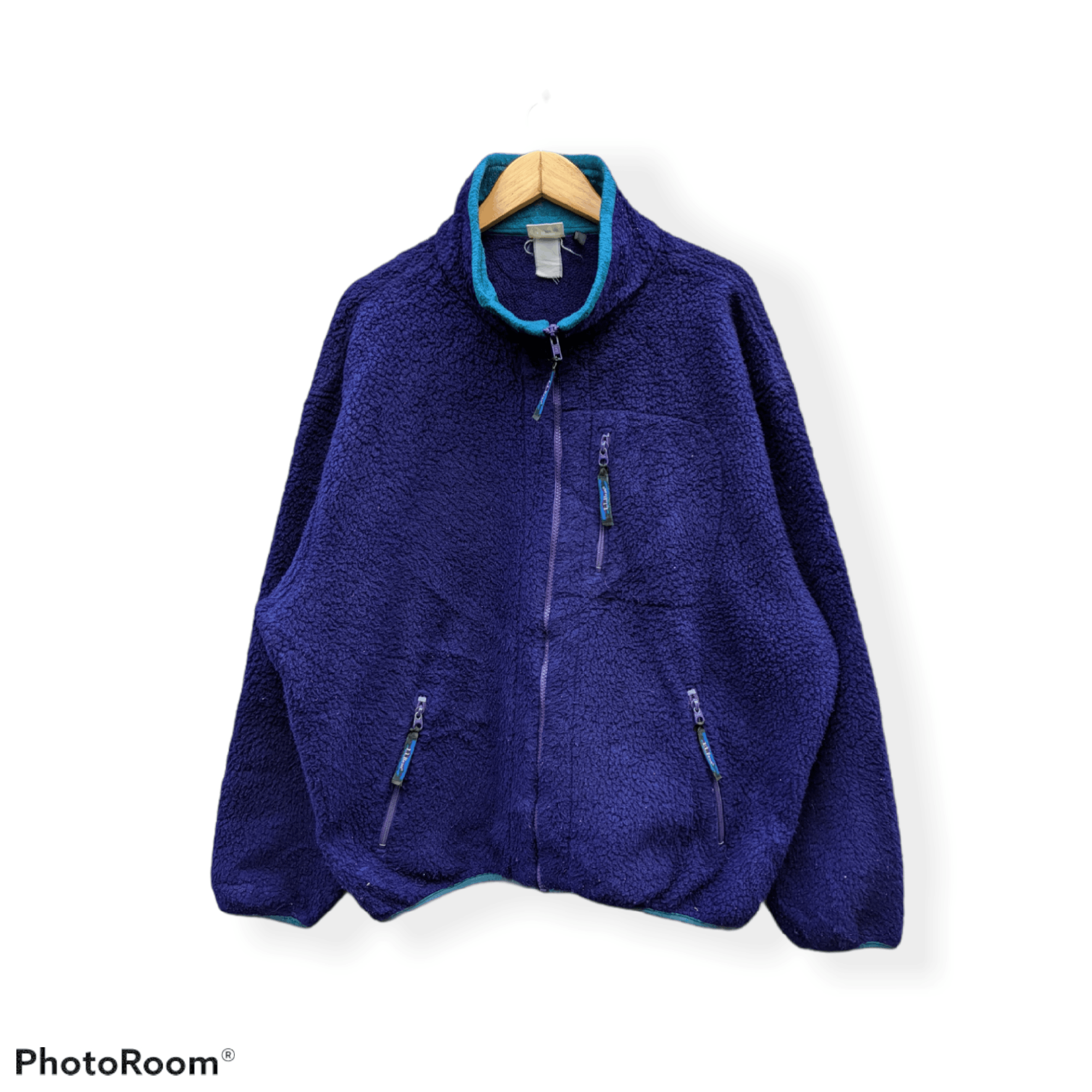 L.L. Bean Vintage L.L Bean Fleece Jacket Size US XL / EU 56 / 4 - 1 Thumbnail