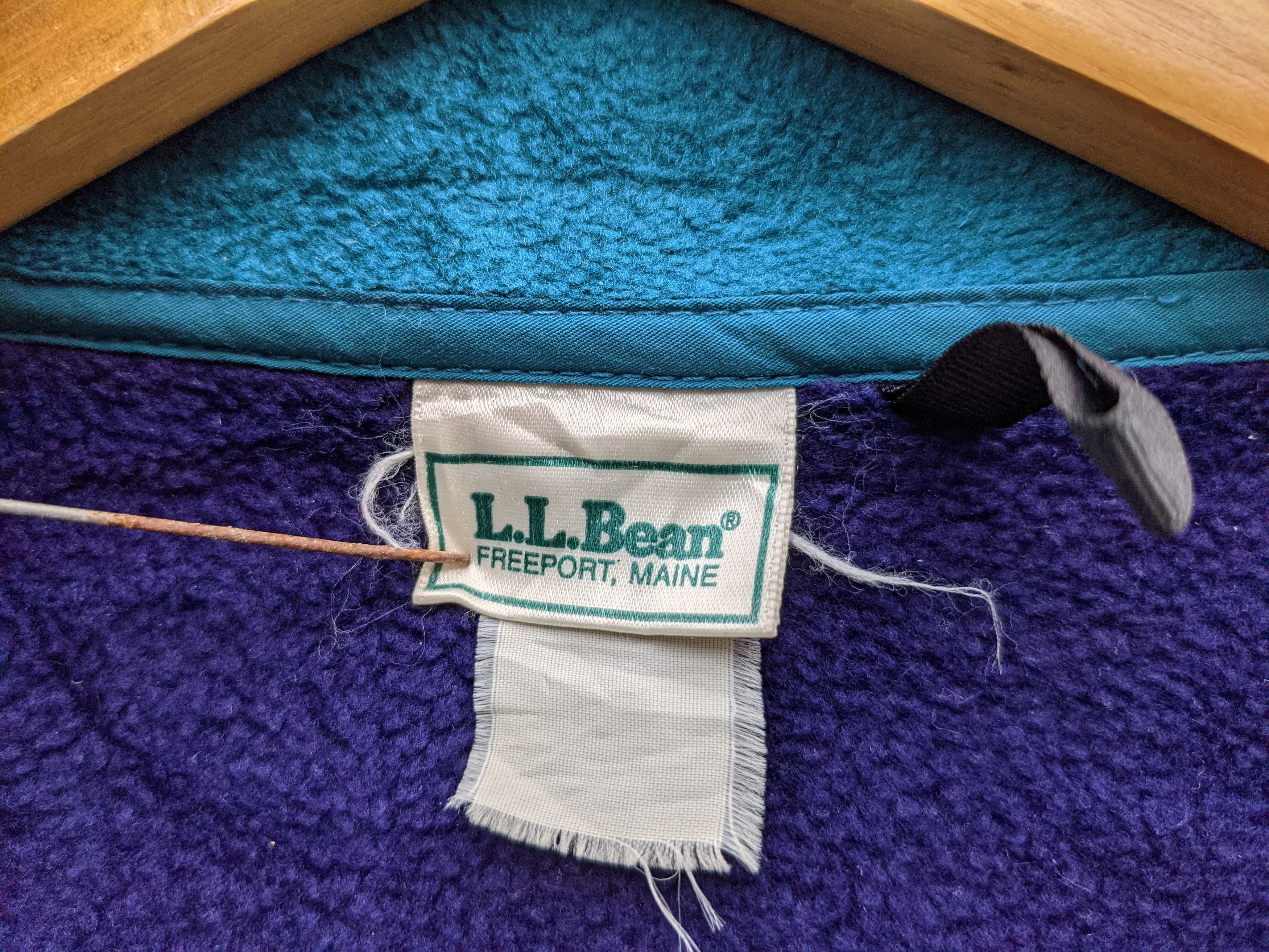 L.L. Bean Vintage L.L Bean Fleece Jacket Size US XL / EU 56 / 4 - 7 Thumbnail