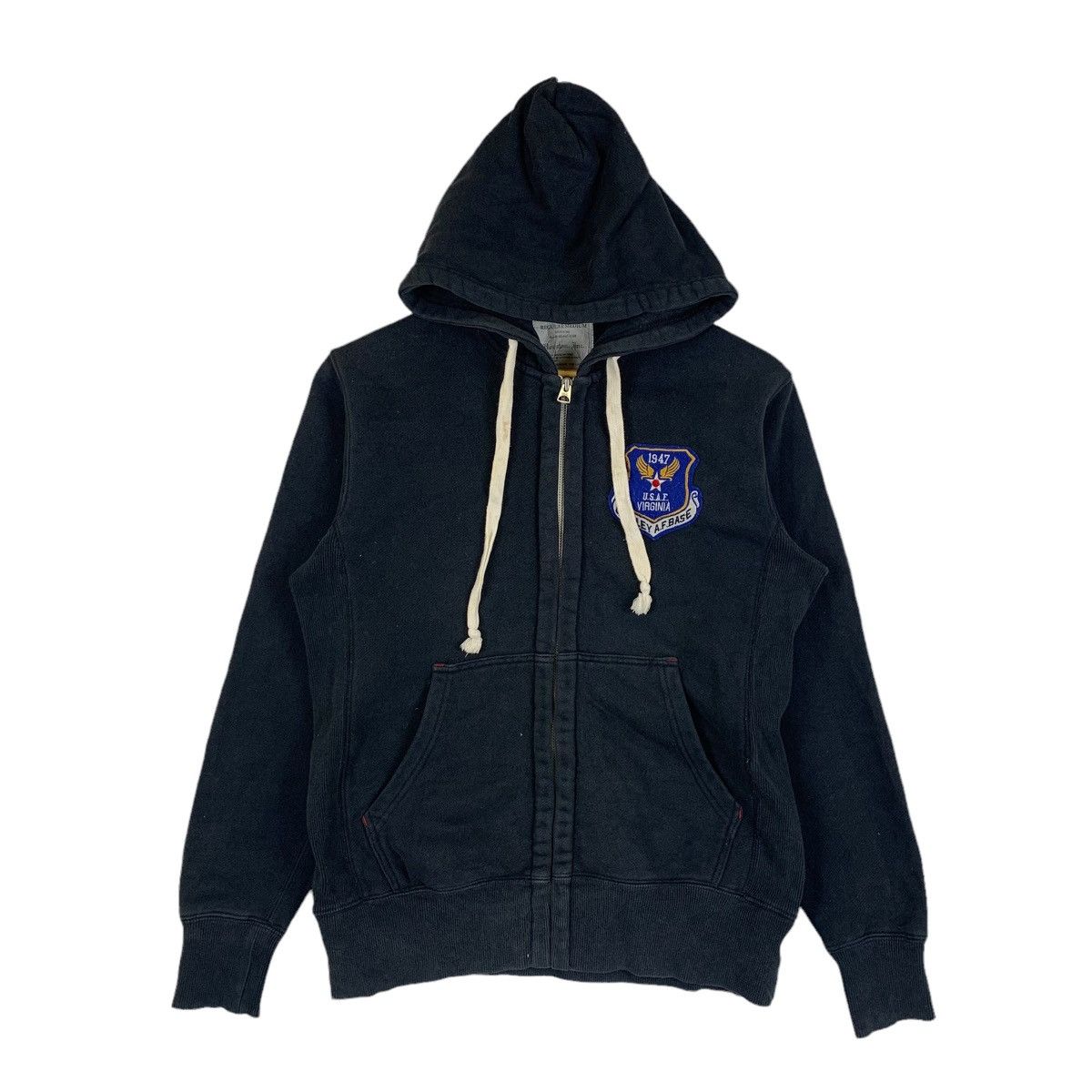 Vintage HOUSTON Usaff Virginia Army Military Hoodie Sweaters