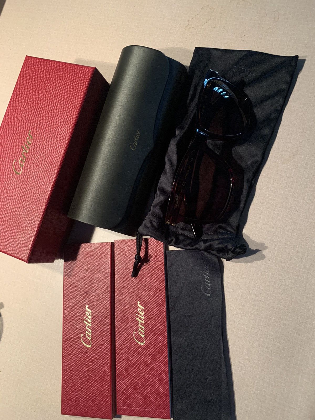Cartier *RARE* New Cartier C Decor Sunglasses Size ONE SIZE - 4 Thumbnail
