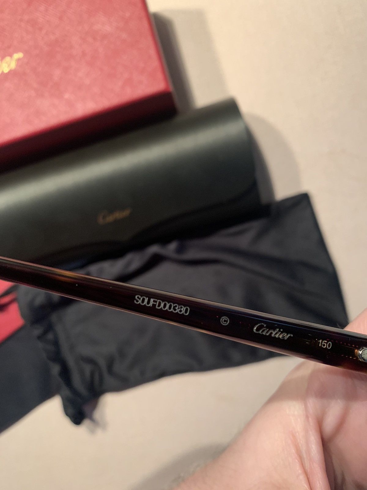 Cartier *RARE* New Cartier C Decor Sunglasses Size ONE SIZE - 6 Thumbnail