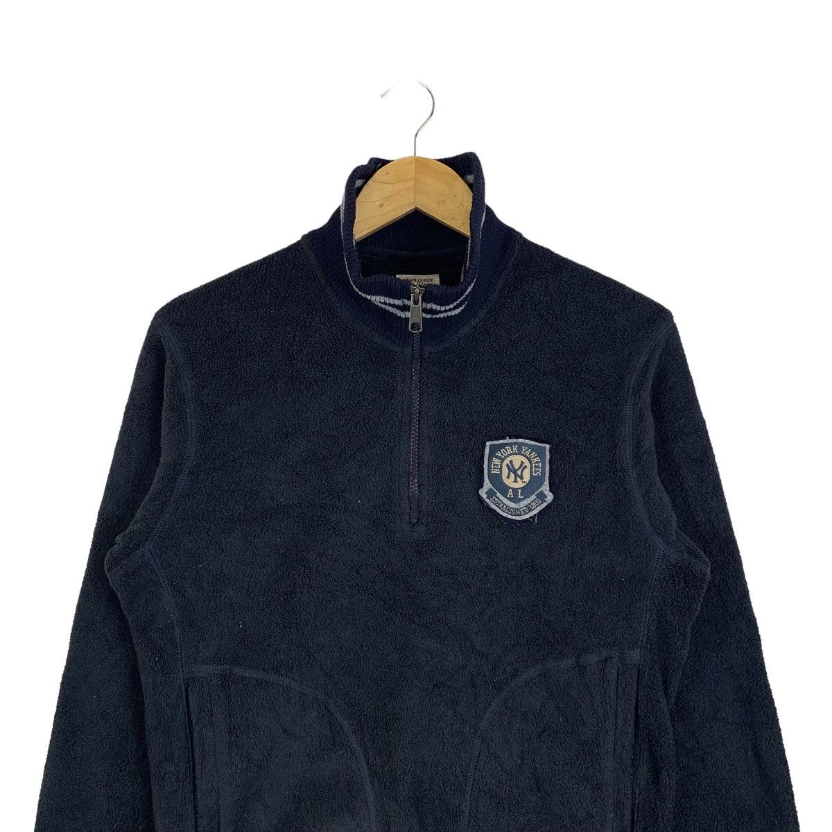 MLB New York YANKEES MLB Baseball Fleece Half Zipper Sweatshirt Size US M / EU 48-50 / 2 - 4 Thumbnail