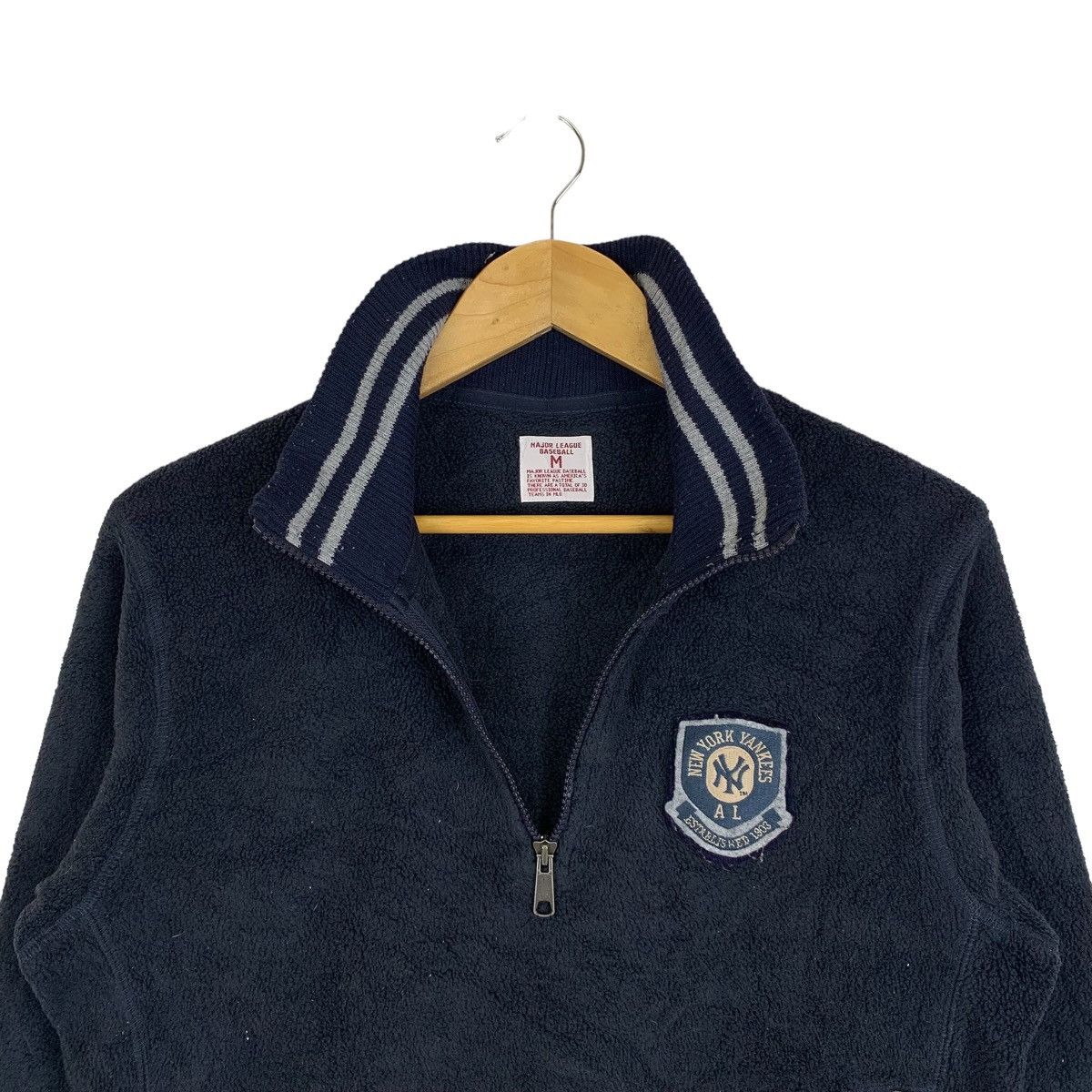 MLB New York YANKEES MLB Baseball Fleece Half Zipper Sweatshirt Size US M / EU 48-50 / 2 - 8 Thumbnail