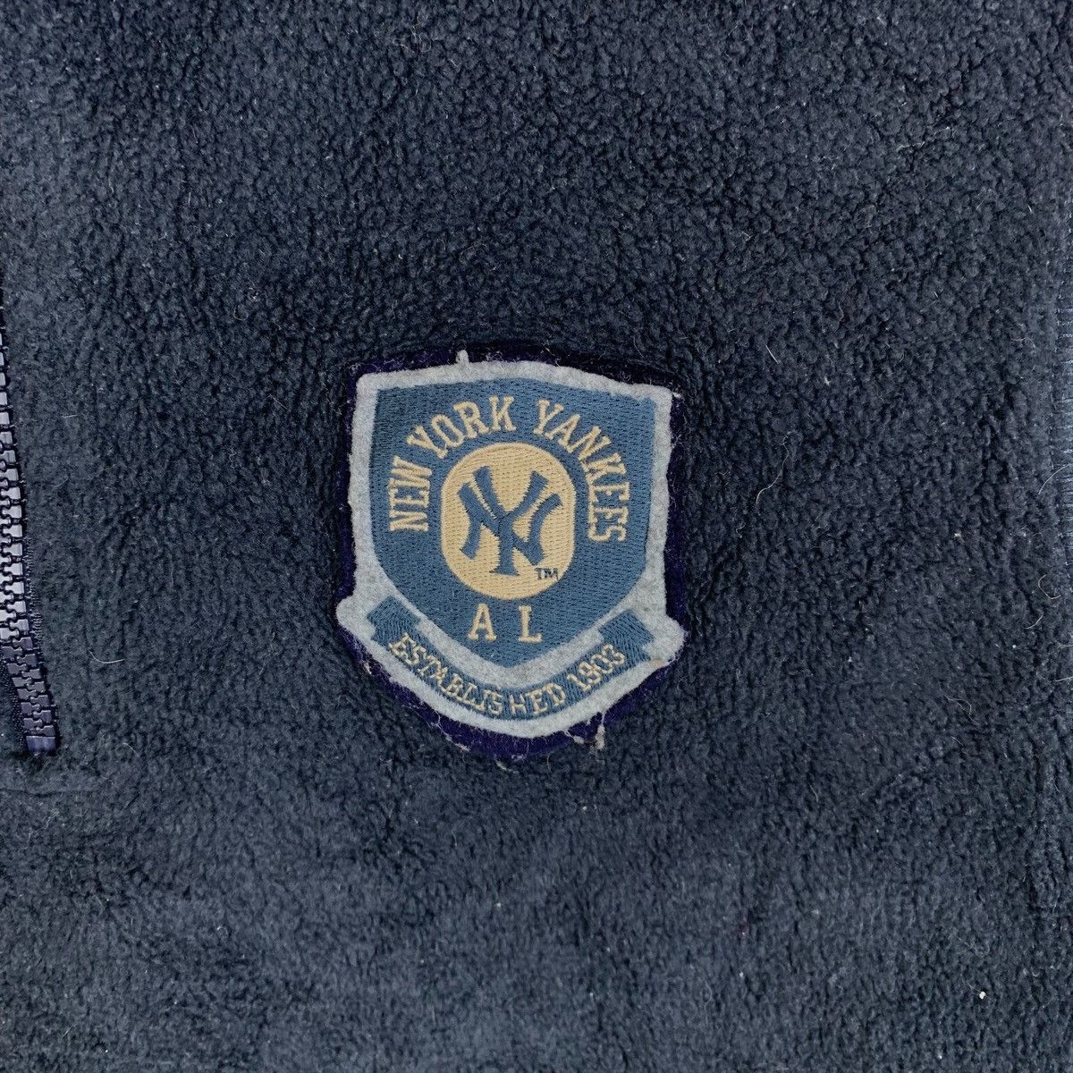 MLB New York YANKEES MLB Baseball Fleece Half Zipper Sweatshirt Size US M / EU 48-50 / 2 - 9 Thumbnail