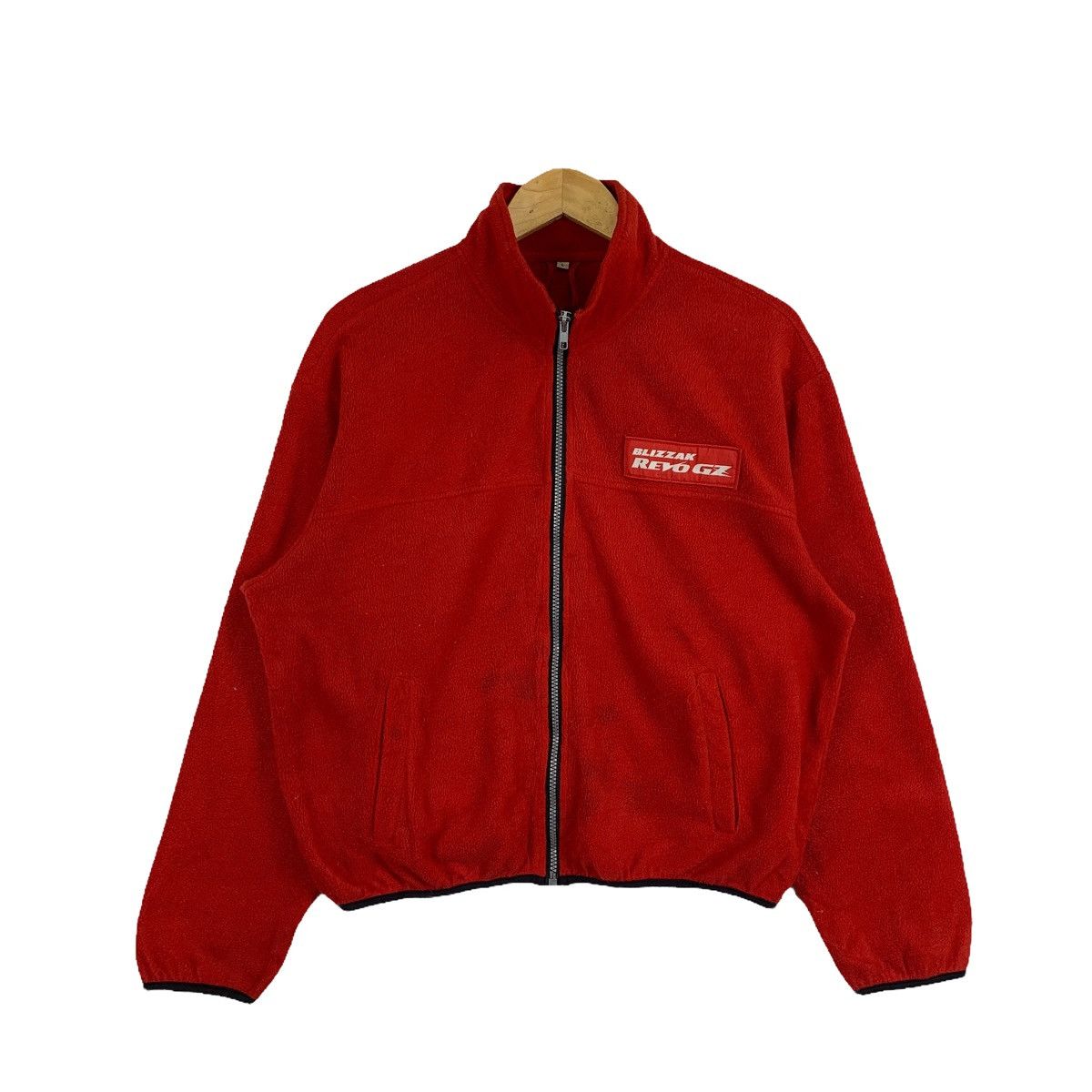 image of Blizzak Revo Gz Motorsport Racing Fleece Zipper Sweater in Red, Men's (Size Large)