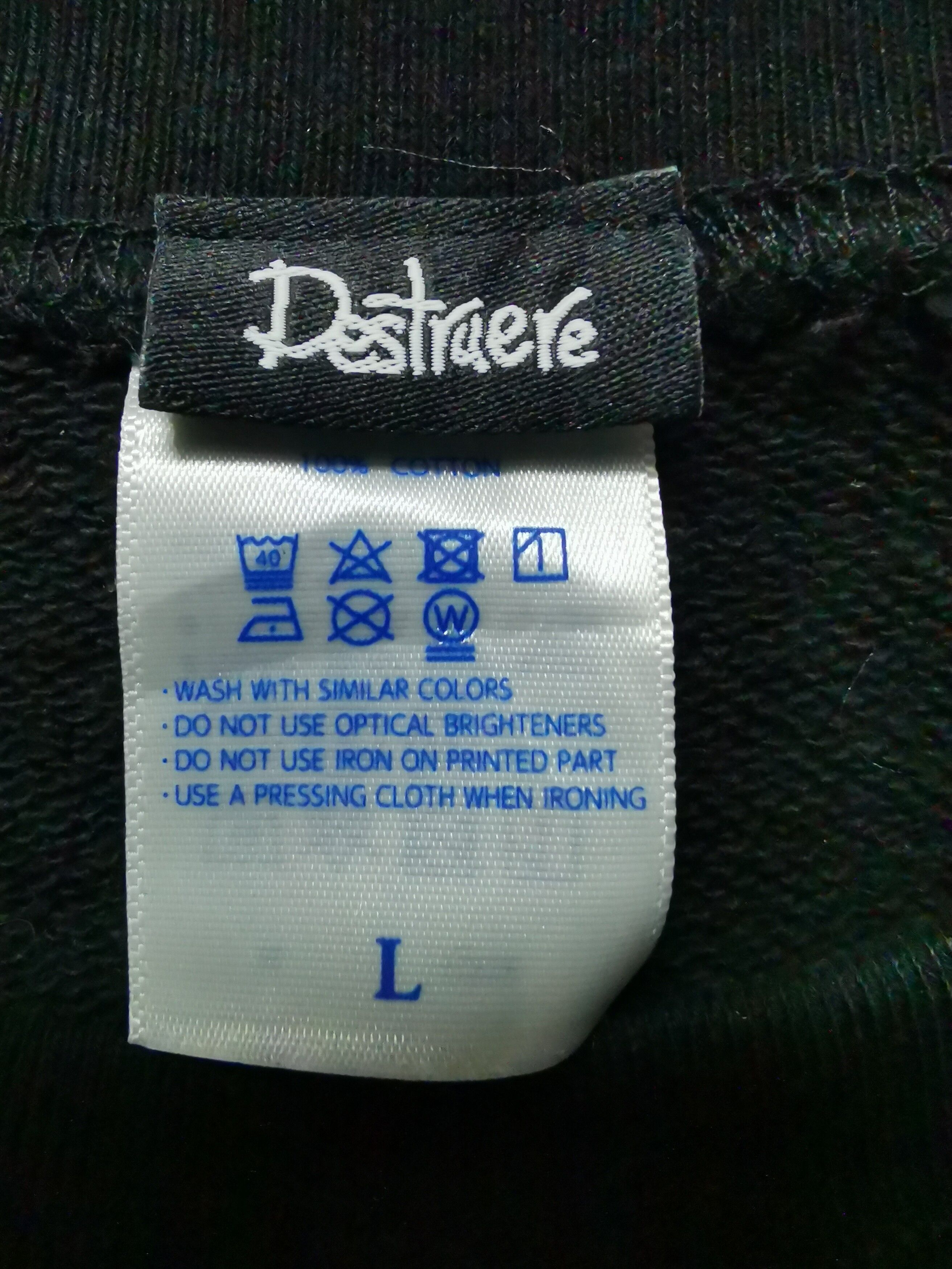 Designer Destruere Gnarly Embroidery Logo Black Sweatshirt Size US L / EU 52-54 / 3 - 8 Preview