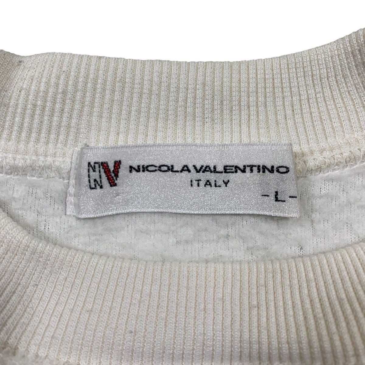 NICOLA VALENTINO Italy Fleece Long Sleeve Jumper Pullover