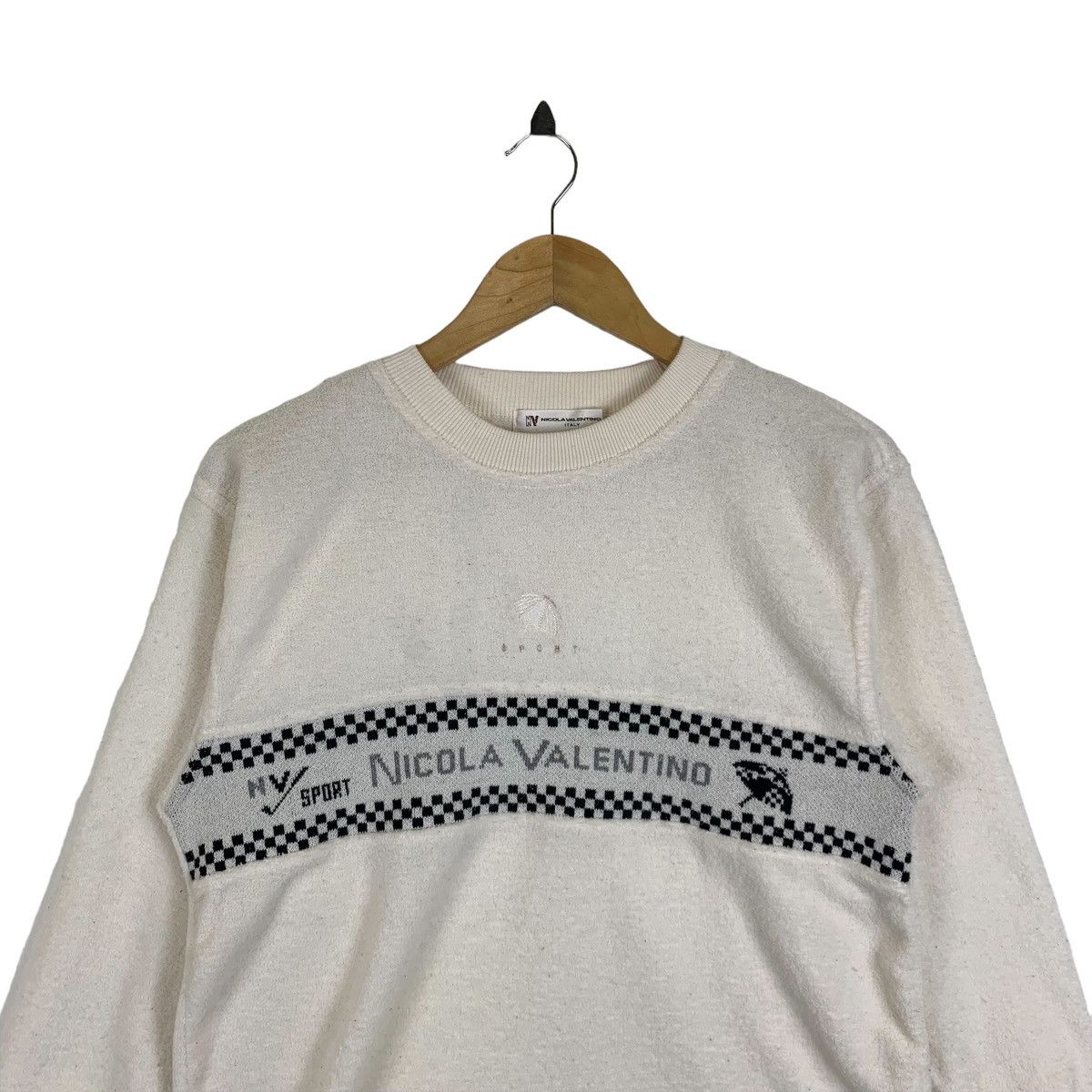 NICOLA VALENTINO Italy Fleece Long Sleeve Jumper Pullover