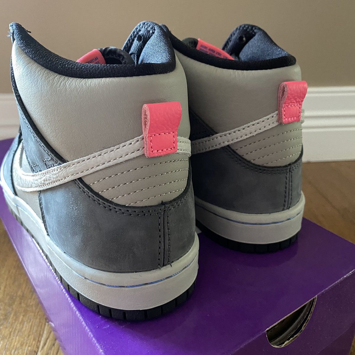 Nike Nike SB Dunk High Medium Grey Size US 8 / EU 41 - 5 Thumbnail