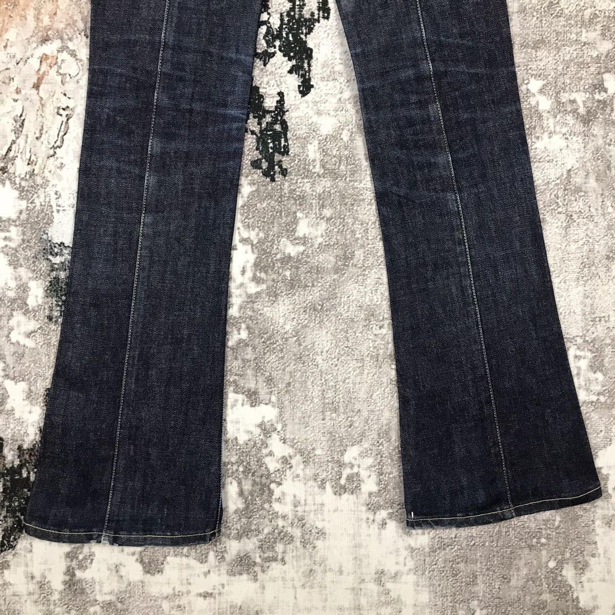 Japanese Brand × Vintage Vintage Japanese Sly Flare Like a Chrome Heart Design Jeans Size 26" / US 2 / IT 38 - 4 Thumbnail