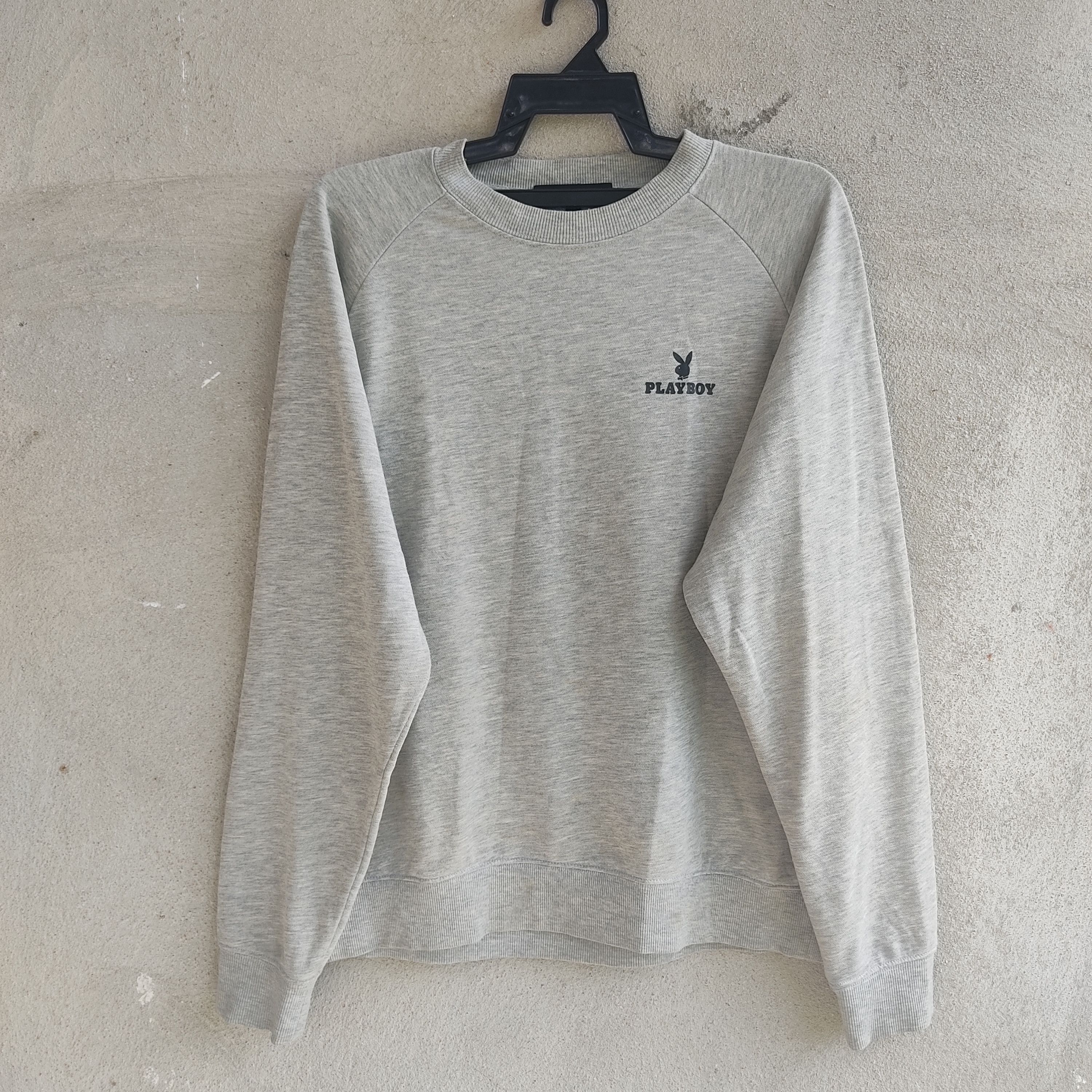 Playboy Playboy Big Logo Gray Sweatshirt Size US M / EU 48-50 / 2 - 2 Thumbnail