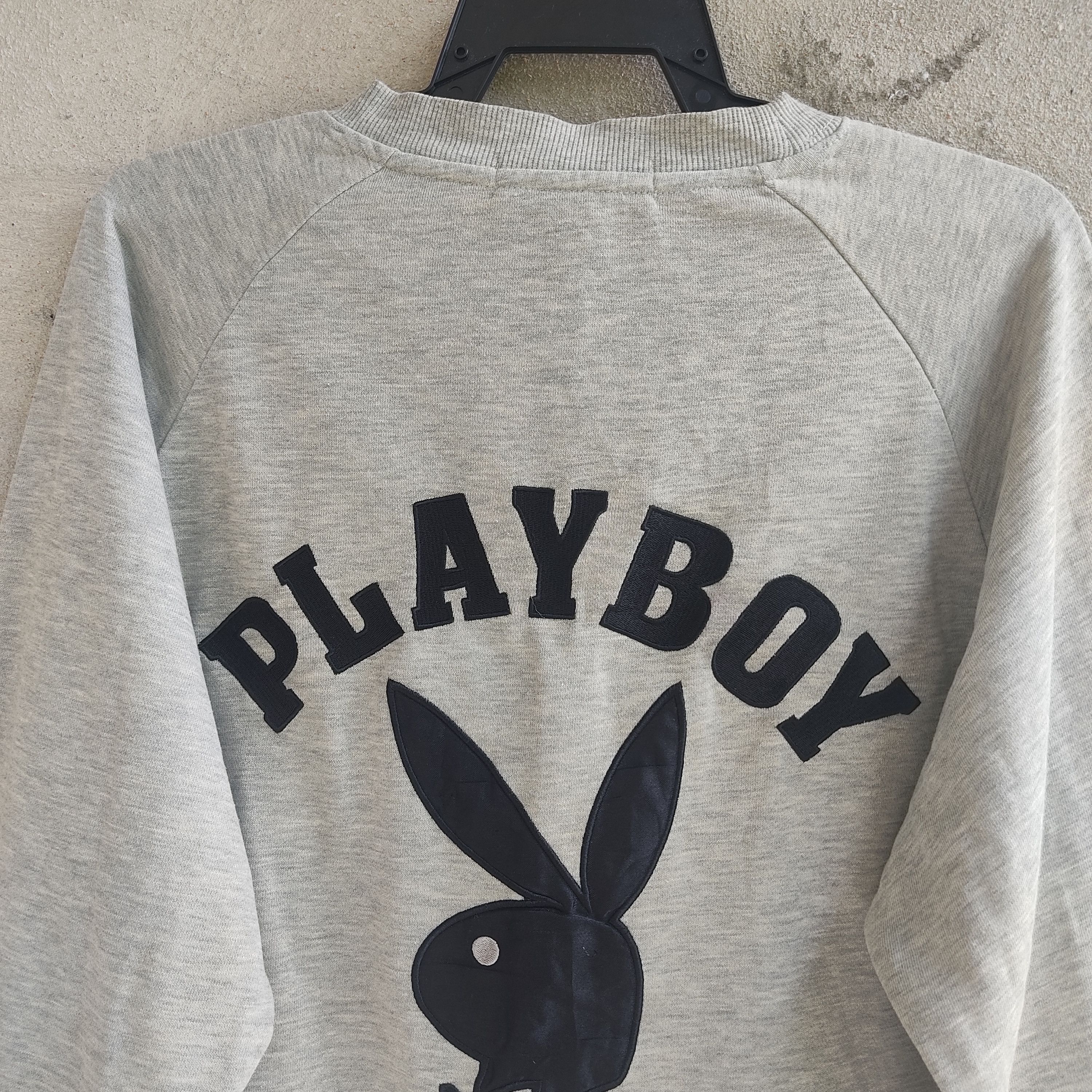 Playboy Playboy Big Logo Gray Sweatshirt Size US M / EU 48-50 / 2 - 7 Thumbnail