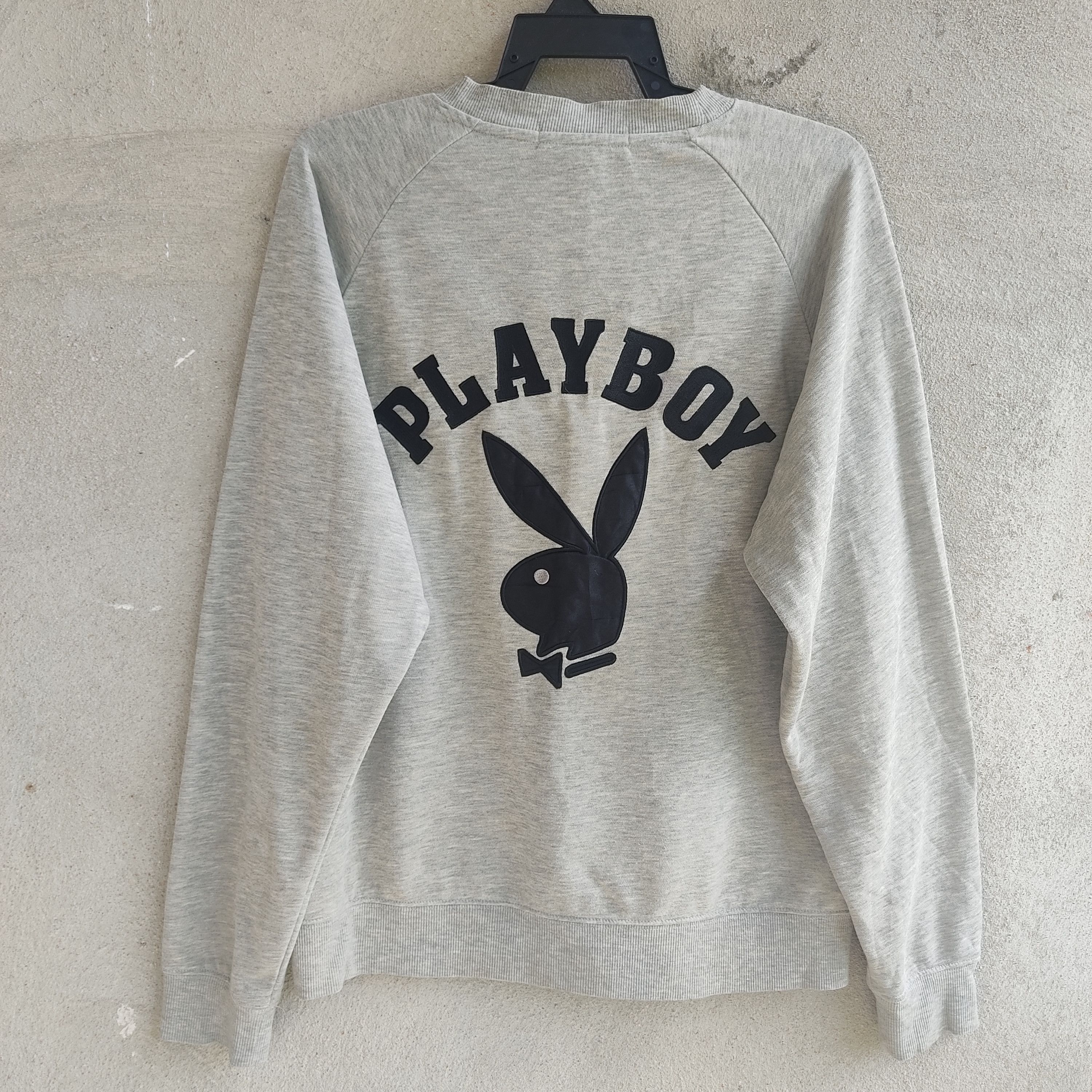 Playboy Playboy Big Logo Gray Sweatshirt Size US M / EU 48-50 / 2 - 1 Thumbnail