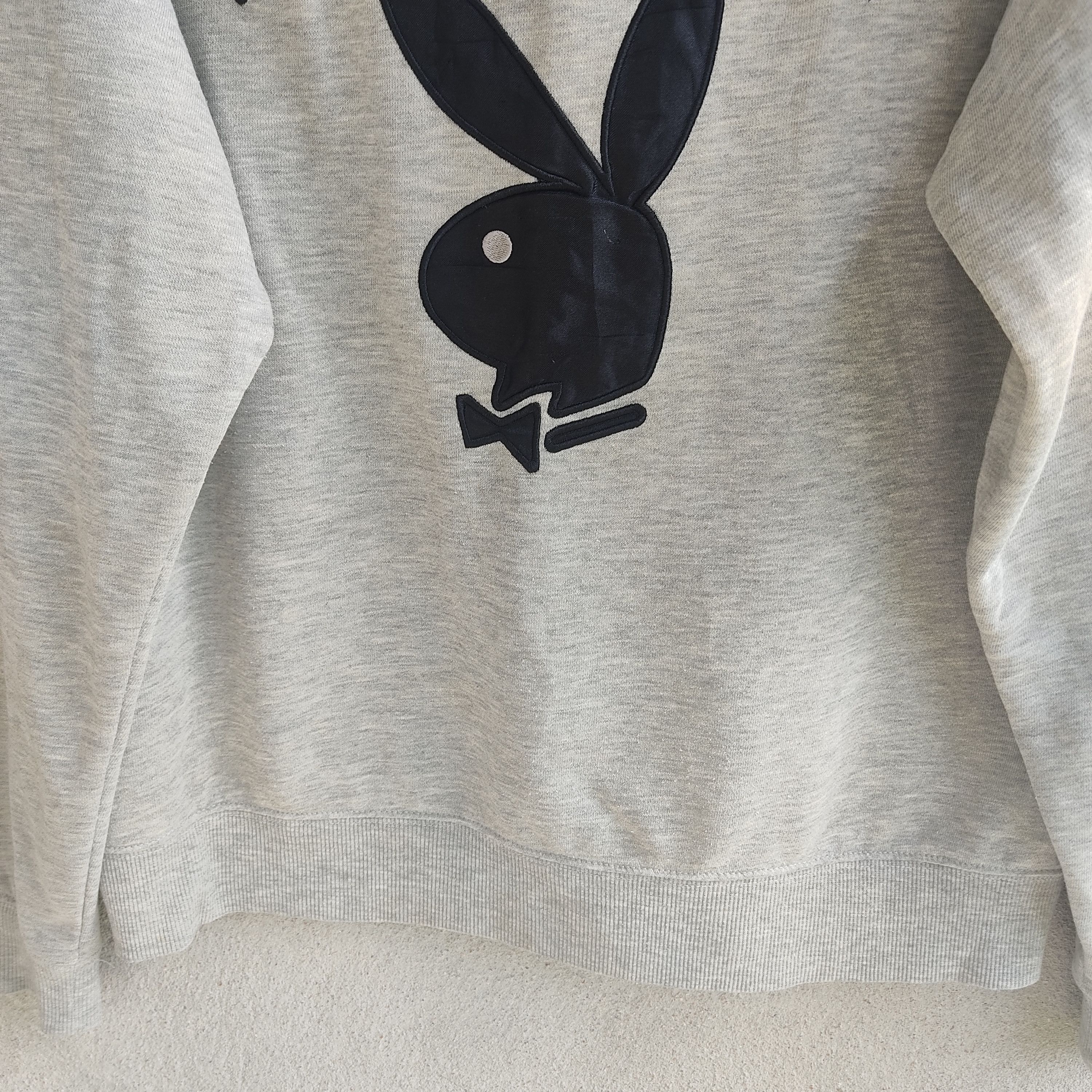 Playboy Playboy Big Logo Gray Sweatshirt Size US M / EU 48-50 / 2 - 8 Thumbnail