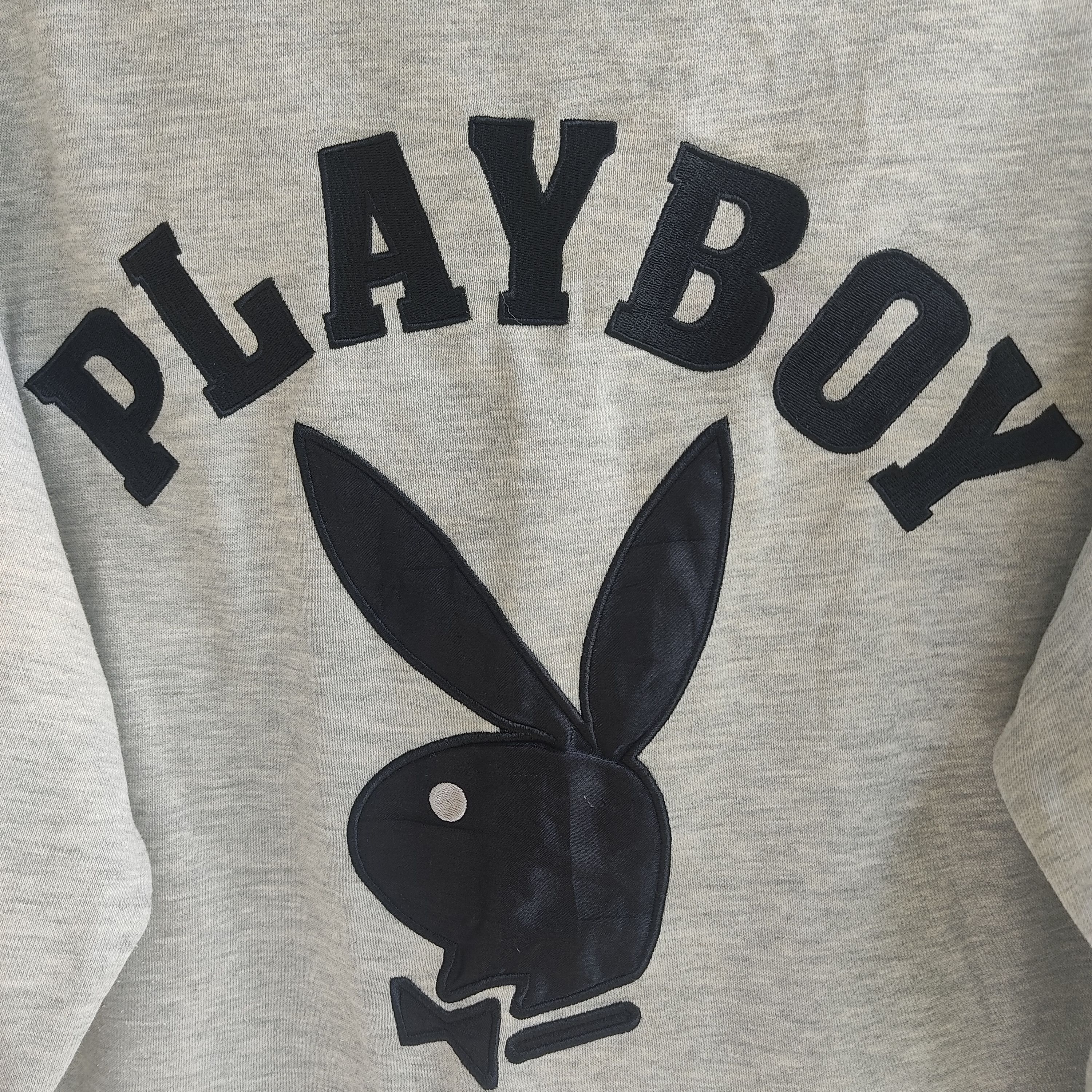 Playboy Playboy Big Logo Gray Sweatshirt Size US M / EU 48-50 / 2 - 9 Thumbnail
