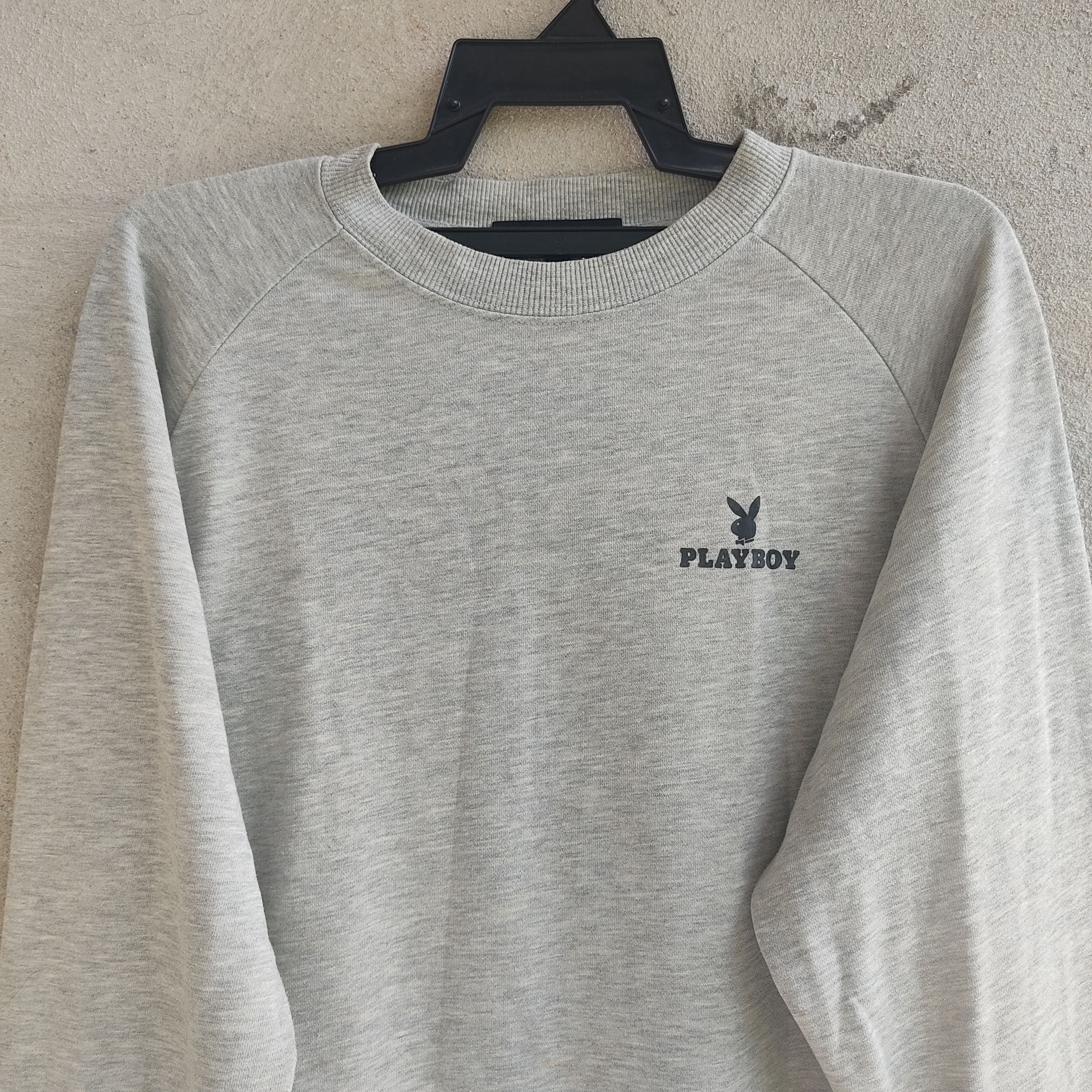 Playboy Playboy Big Logo Gray Sweatshirt Size US M / EU 48-50 / 2 - 3 Thumbnail