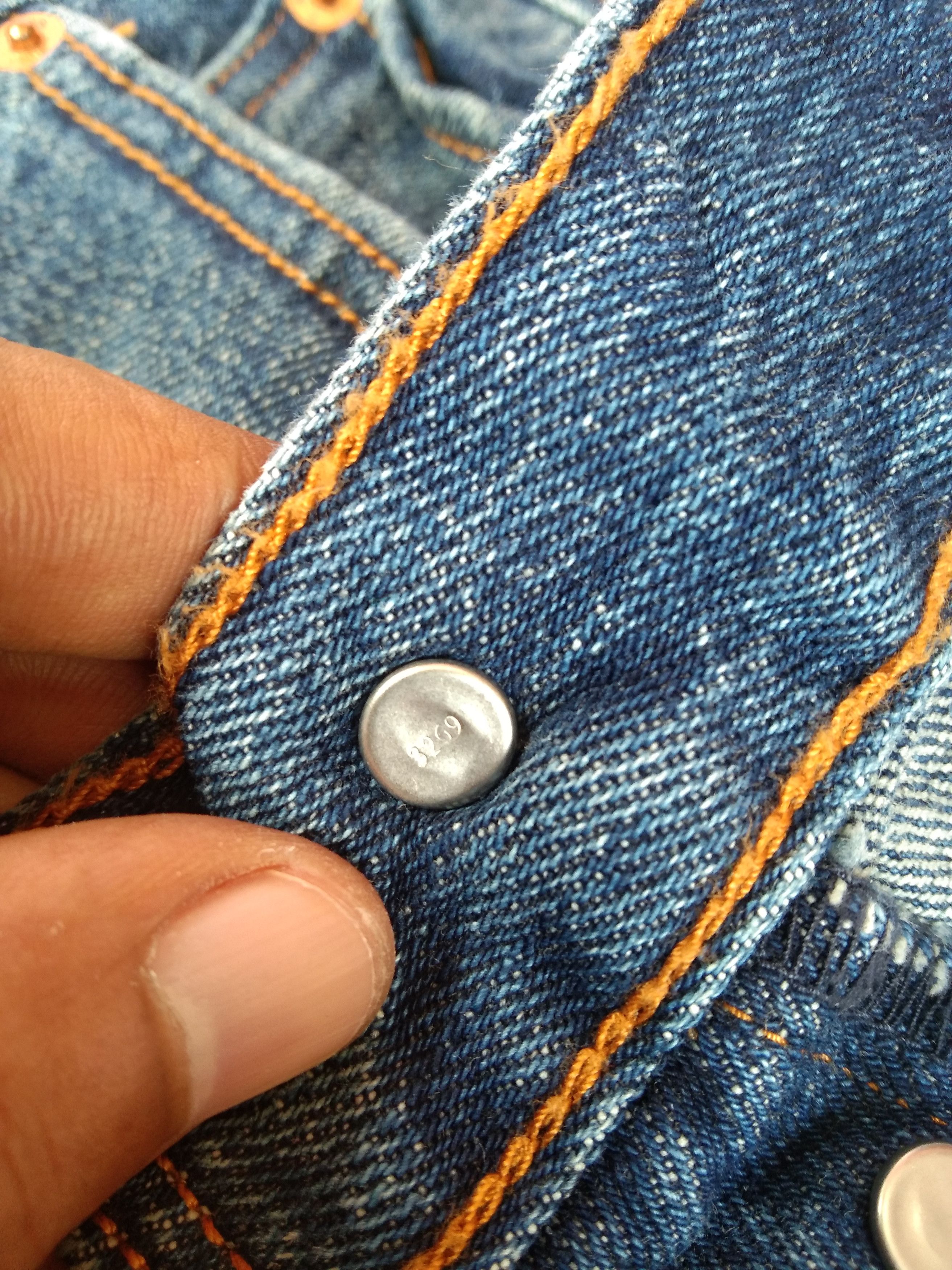 Levi's × Vintage Vintage Levis 501 White Oak Cone Denim Cropped Jeans Size US 29 - 8 Thumbnail