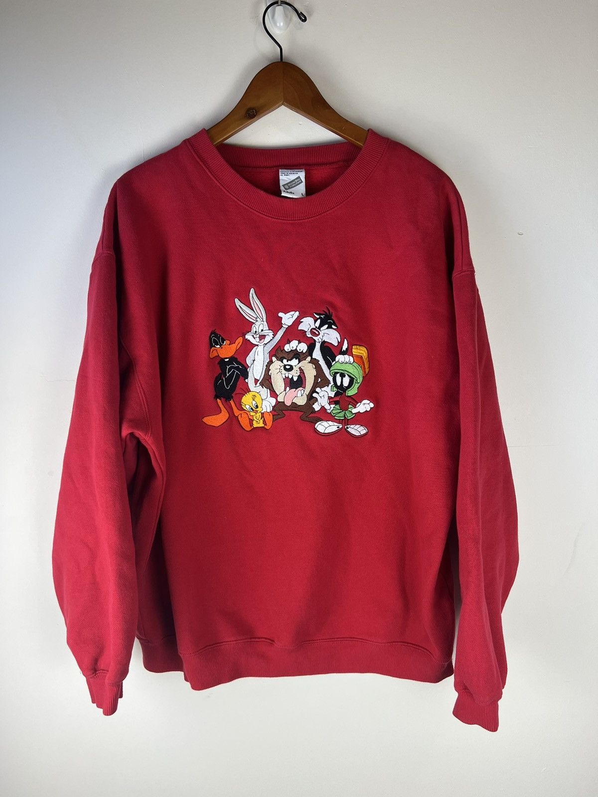 Acme Clothing × Vintage Vintage 1998 Looney Tunes Crewneck Size US L / EU 52-54 / 3 - 1 Thumbnail