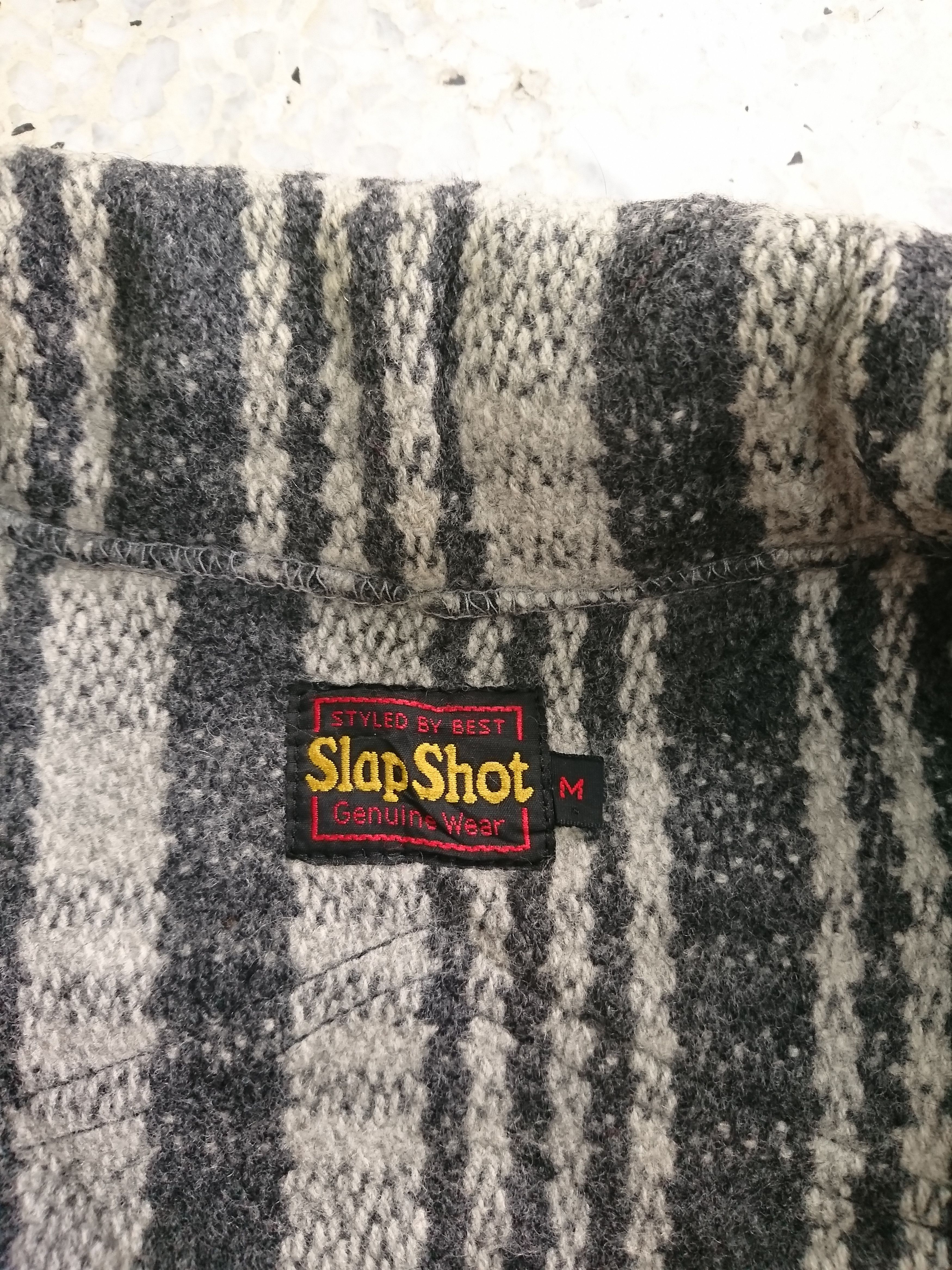 Japanese Brand Slap Shot Japanese heavy jacket wool blend Size US M / EU 48-50 / 2 - 7 Thumbnail