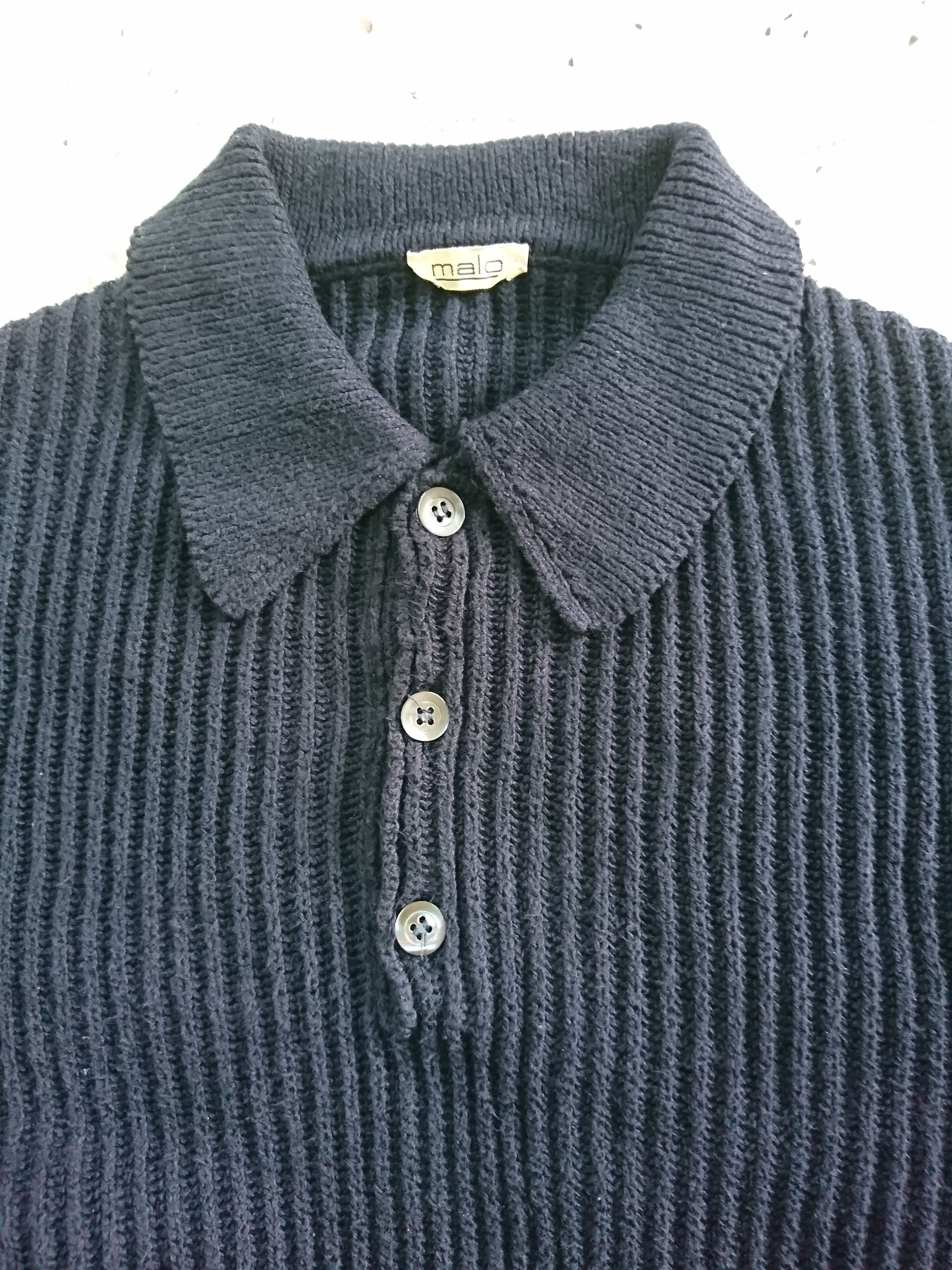 Malo Malo heavy cotton knitted sweater Size US S / EU 44-46 / 1 - 2 Thumbnail