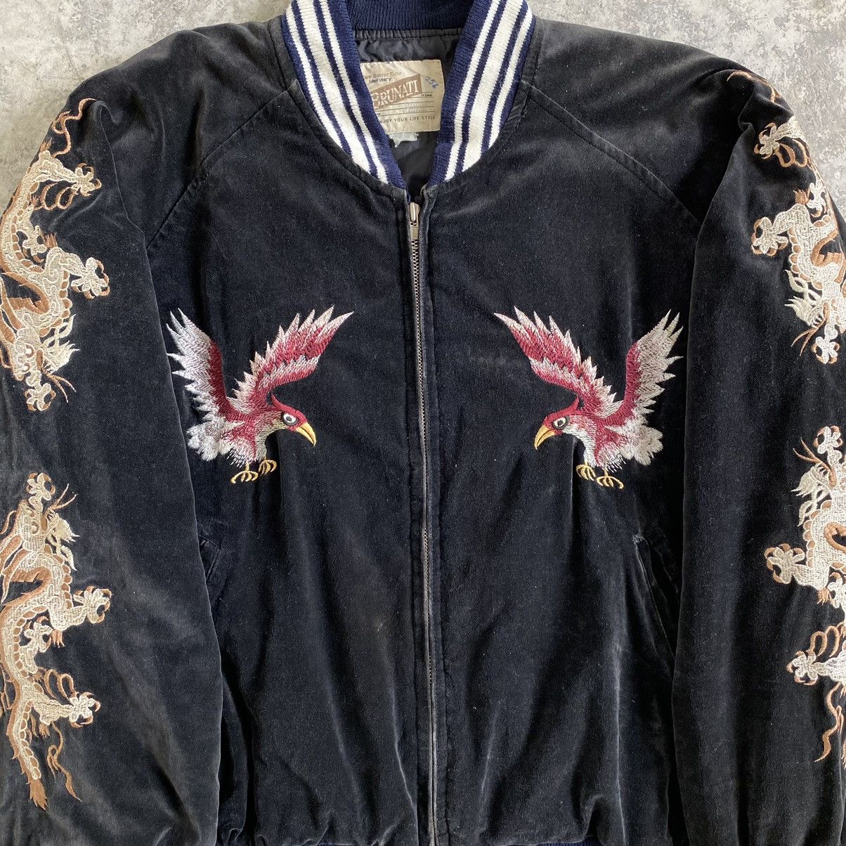 Vintage Vintage West Pac Velvet Black Sukajan Souvenir Jacket Medium Size US M / EU 48-50 / 2 - 13 Thumbnail