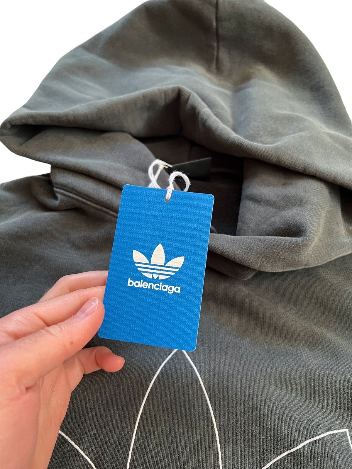 Adidas × Balenciaga Sz4 Green Oversized Runway Adidas Hoodie Size US XL / EU 56 / 4 - 6 Thumbnail