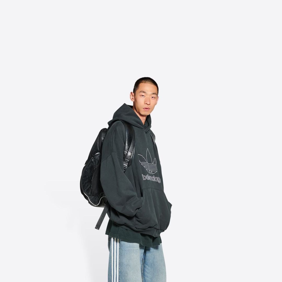 Adidas × Balenciaga Sz4 Green Oversized Runway Adidas Hoodie Size US XL / EU 56 / 4 - 12 Thumbnail