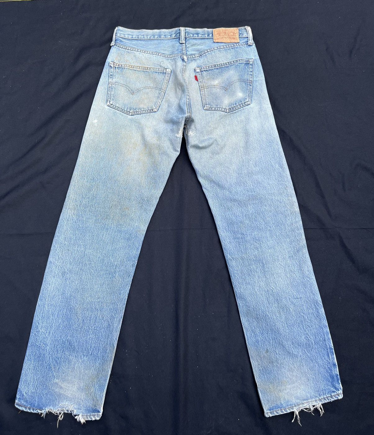 Levi's VTG 70s Levi’s 501 Redline #6 Selvedge Denim Trashed Jeans Size US 33 - 5 Thumbnail