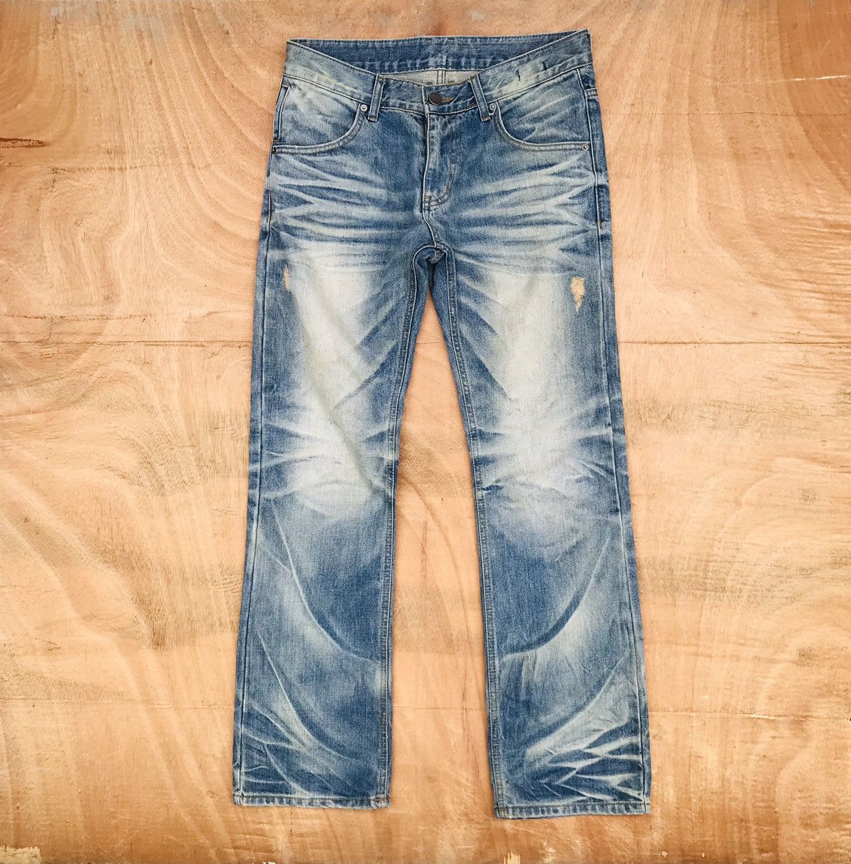 image of Distressed Denim Improves Distressed Jean in Blue, Men's (Size 33)