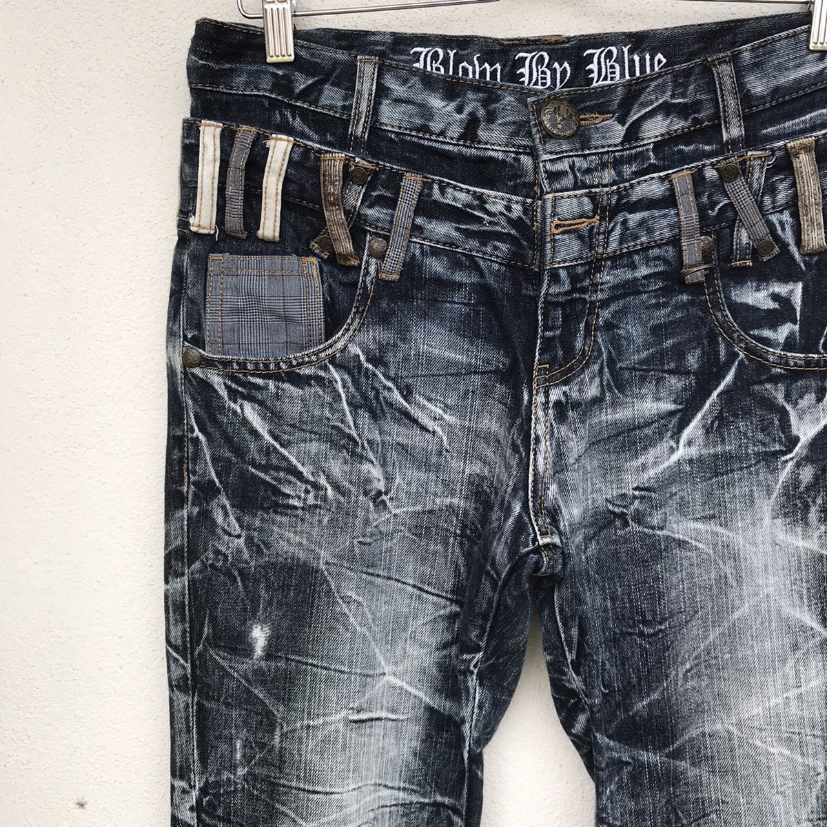 Japanese Brand Blow by Blue Mastermind skull inspired denim double waist Size US 30 / EU 46 - 10 Thumbnail
