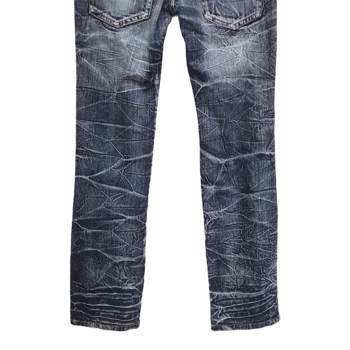 Japanese Brand Blow by Blue Mastermind skull inspired denim double waist Size US 30 / EU 46 - 6 Thumbnail
