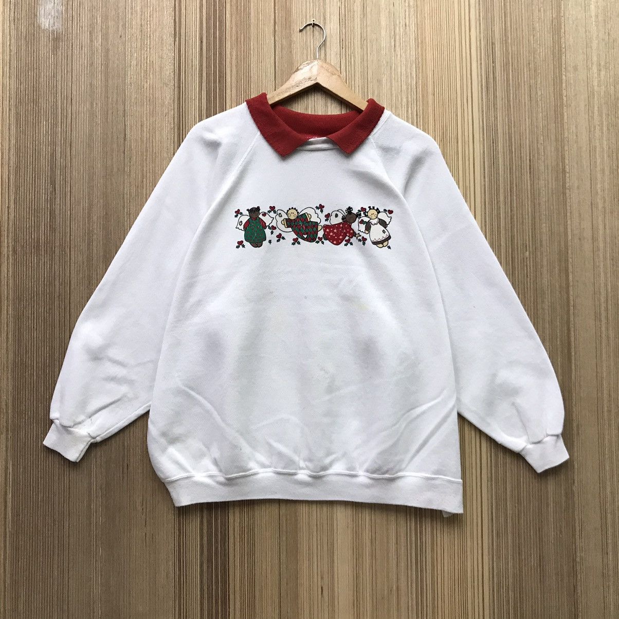 Vintage Vintage Art Design Big Print Sweatshirt Size US XXL / EU 58 / 5 - 1 Thumbnail