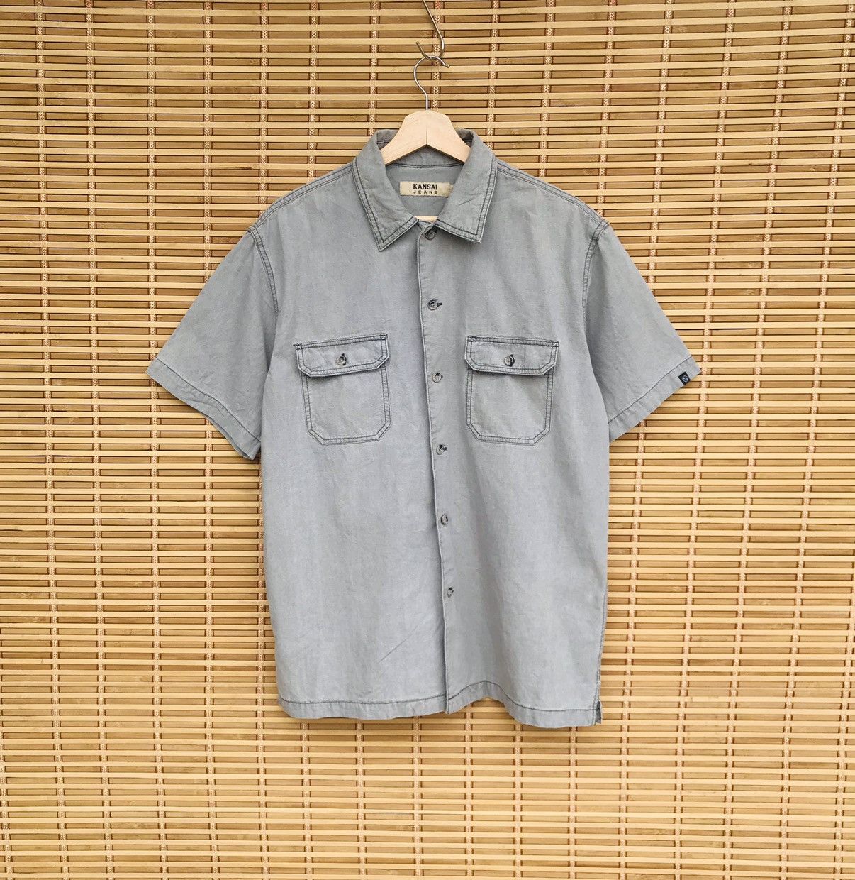 Kansai Yamamoto Vintage Iconic Kansai Yamamoto japanese buttom down Size US L / EU 52-54 / 3 - 1 Thumbnail