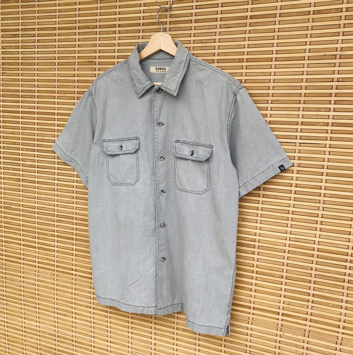 Kansai Yamamoto Vintage Iconic Kansai Yamamoto japanese buttom down Size US L / EU 52-54 / 3 - 2 Thumbnail