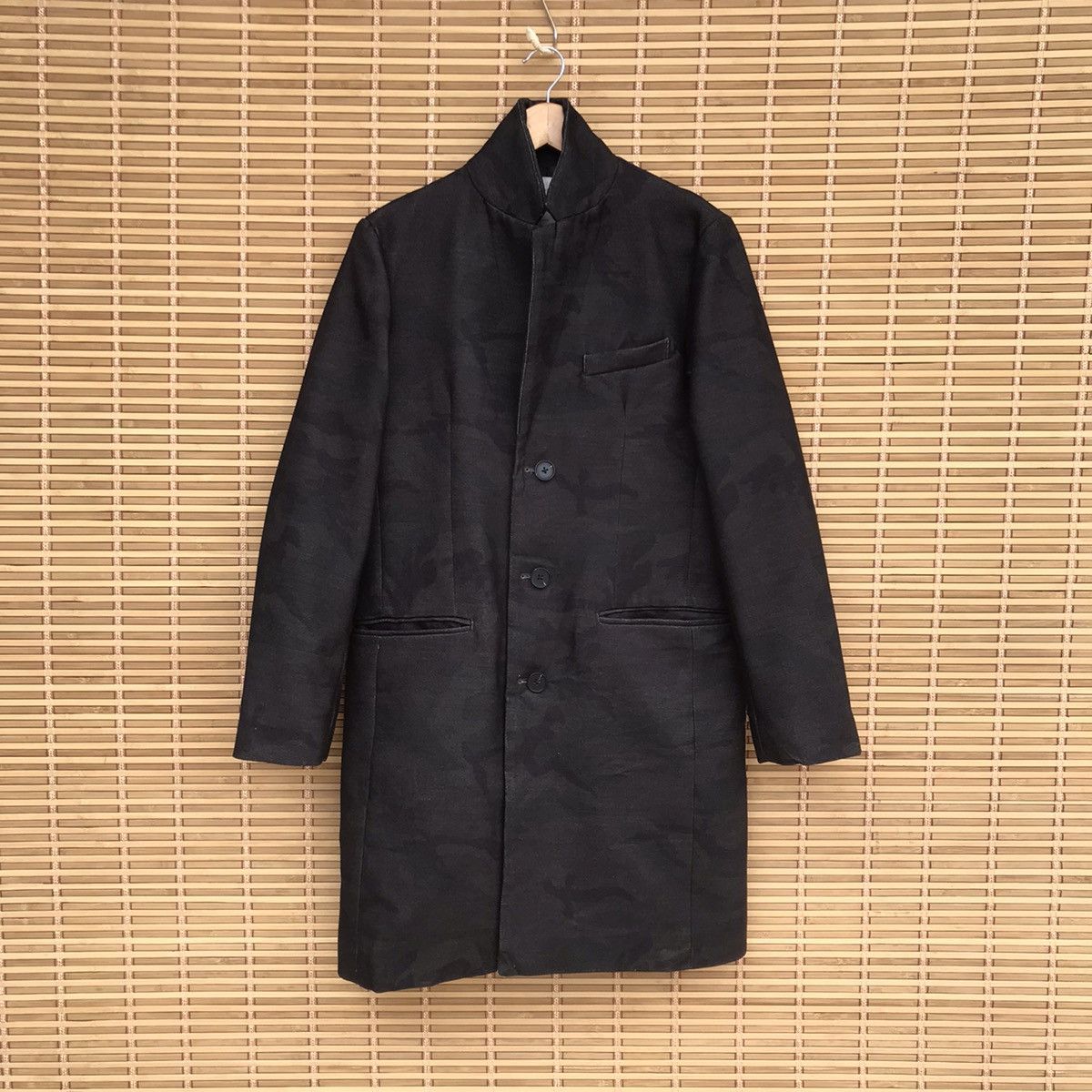 Designer × Japanese Brand camouflage bape wool longcoat overcoat by back number Size US M / EU 48-50 / 2 - 2 Thumbnail