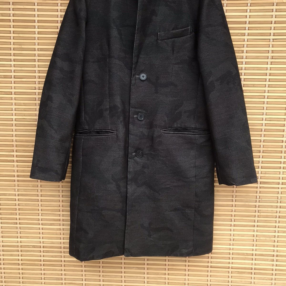 Designer × Japanese Brand camouflage bape wool longcoat overcoat by back number Size US M / EU 48-50 / 2 - 4 Thumbnail