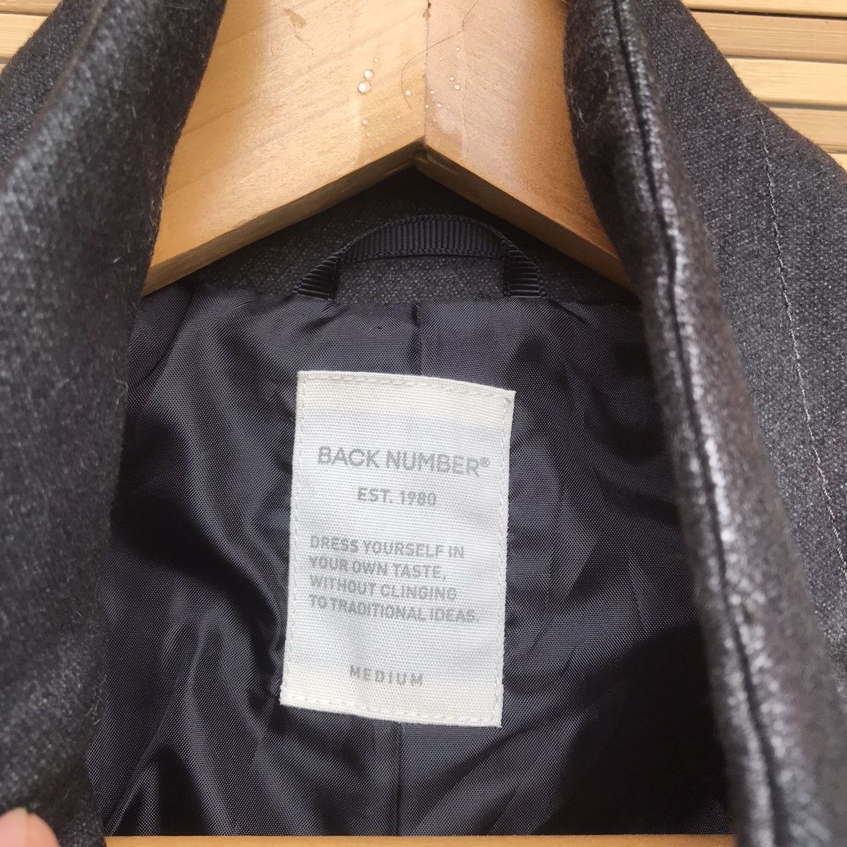 Designer × Japanese Brand camouflage bape wool longcoat overcoat by back number Size US M / EU 48-50 / 2 - 7 Thumbnail