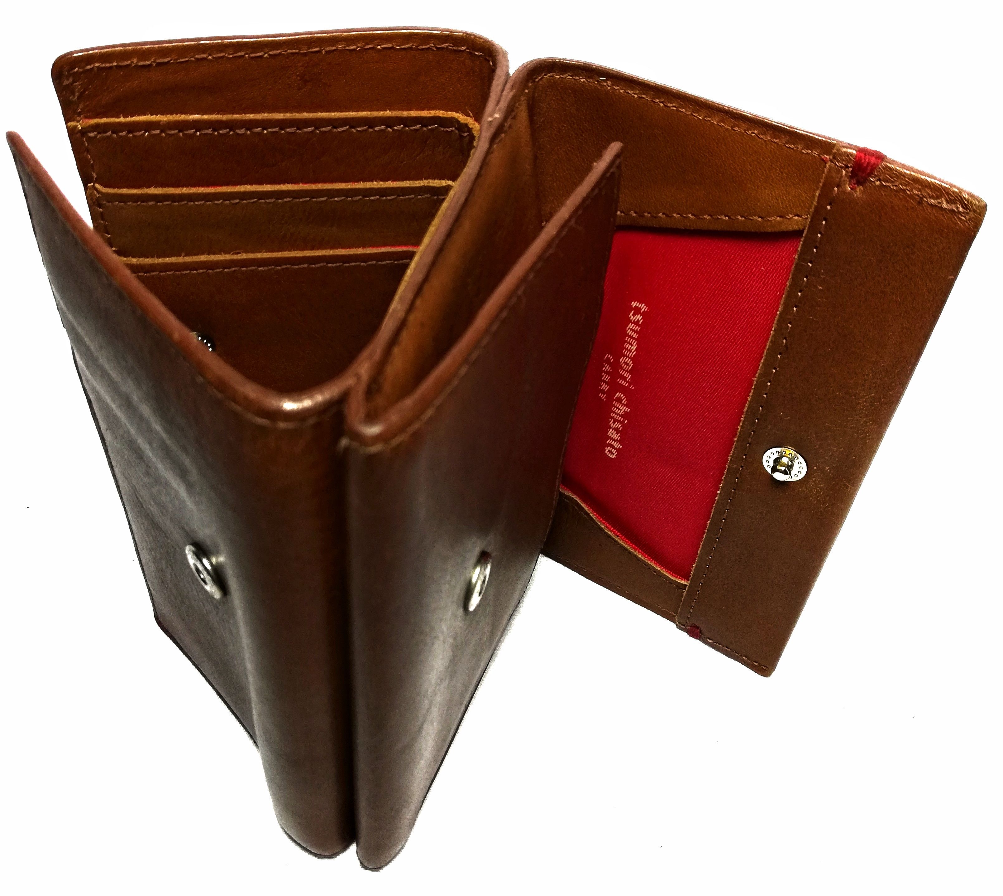 Genuine Leather × Issey Miyake × Tsumori Chisato 🔥Tsumori Chisato Carry Button High Crown 3 Wallet🔥 Size ONE SIZE - 11 Thumbnail