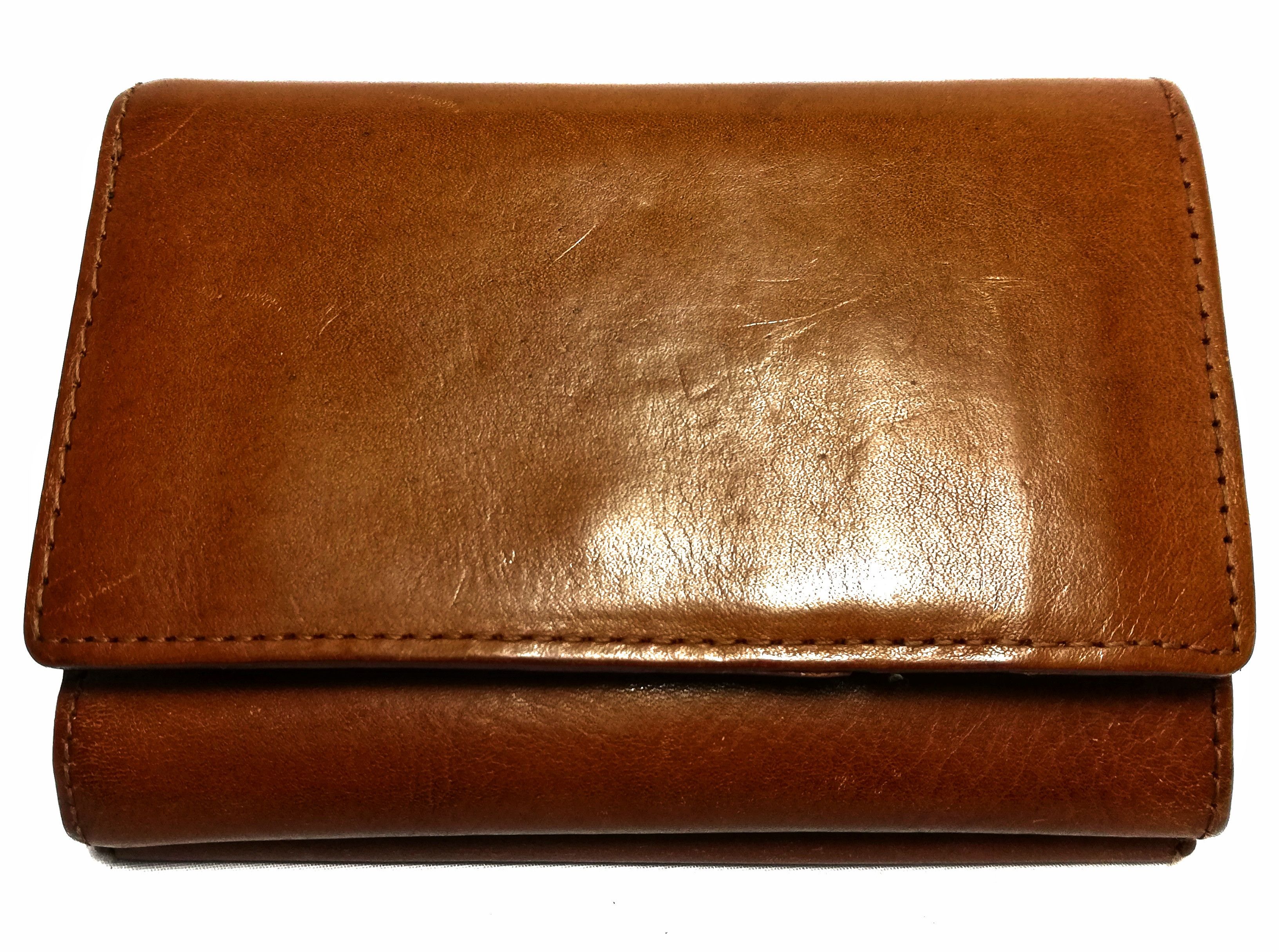 Genuine Leather × Issey Miyake × Tsumori Chisato 🔥Tsumori Chisato Carry Button High Crown 3 Wallet🔥 Size ONE SIZE - 14 Thumbnail