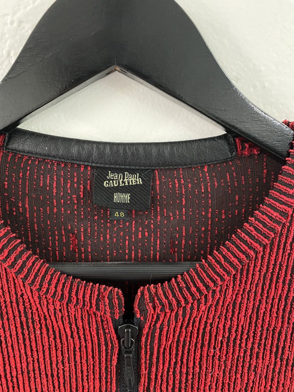 Jean Paul Gaultier Jean Paul Gaultier red zip up sweater Size US M / EU 48-50 / 2 - 3 Thumbnail