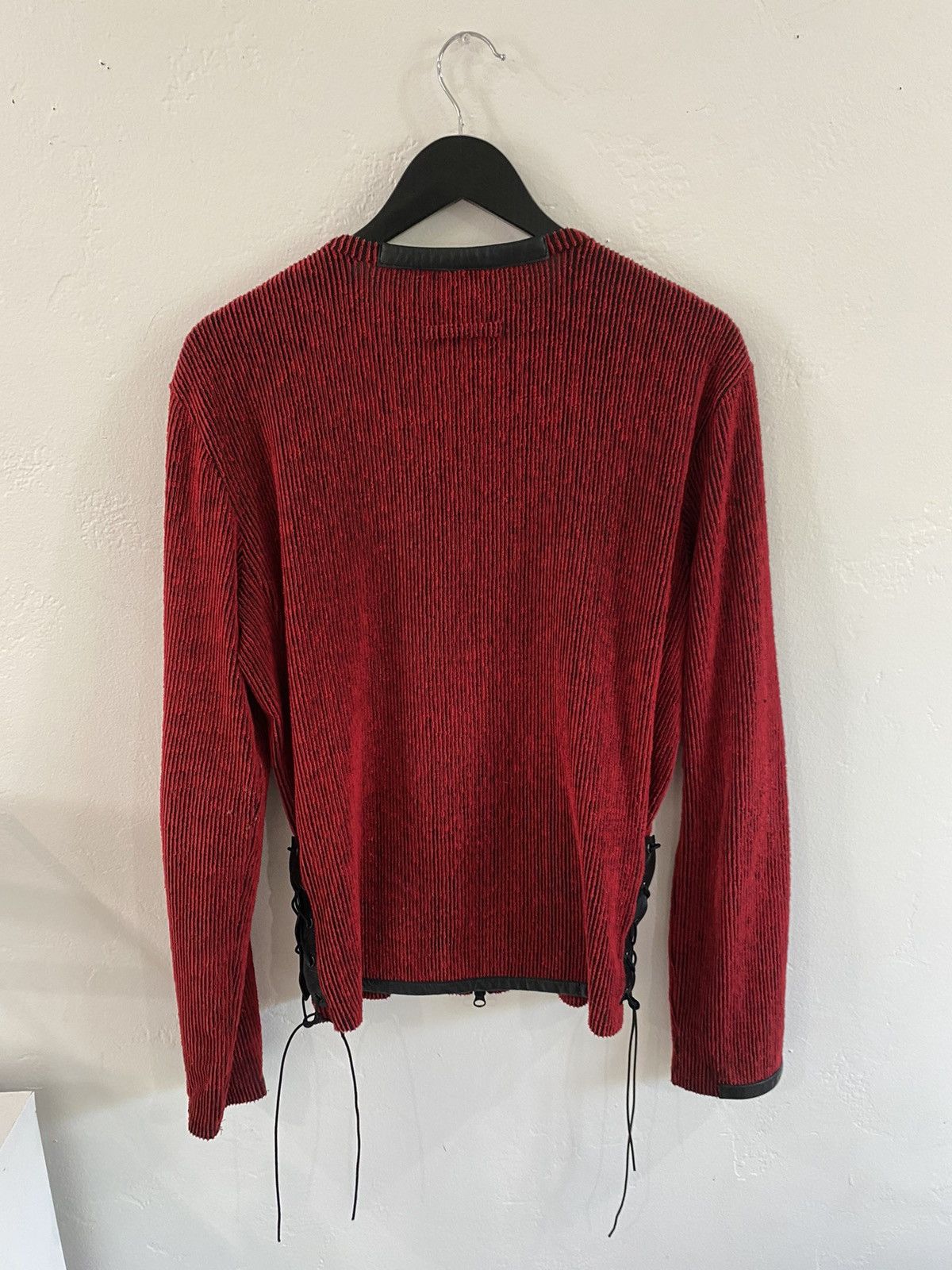 Jean Paul Gaultier Jean Paul Gaultier red zip up sweater Size US M / EU 48-50 / 2 - 4 Thumbnail