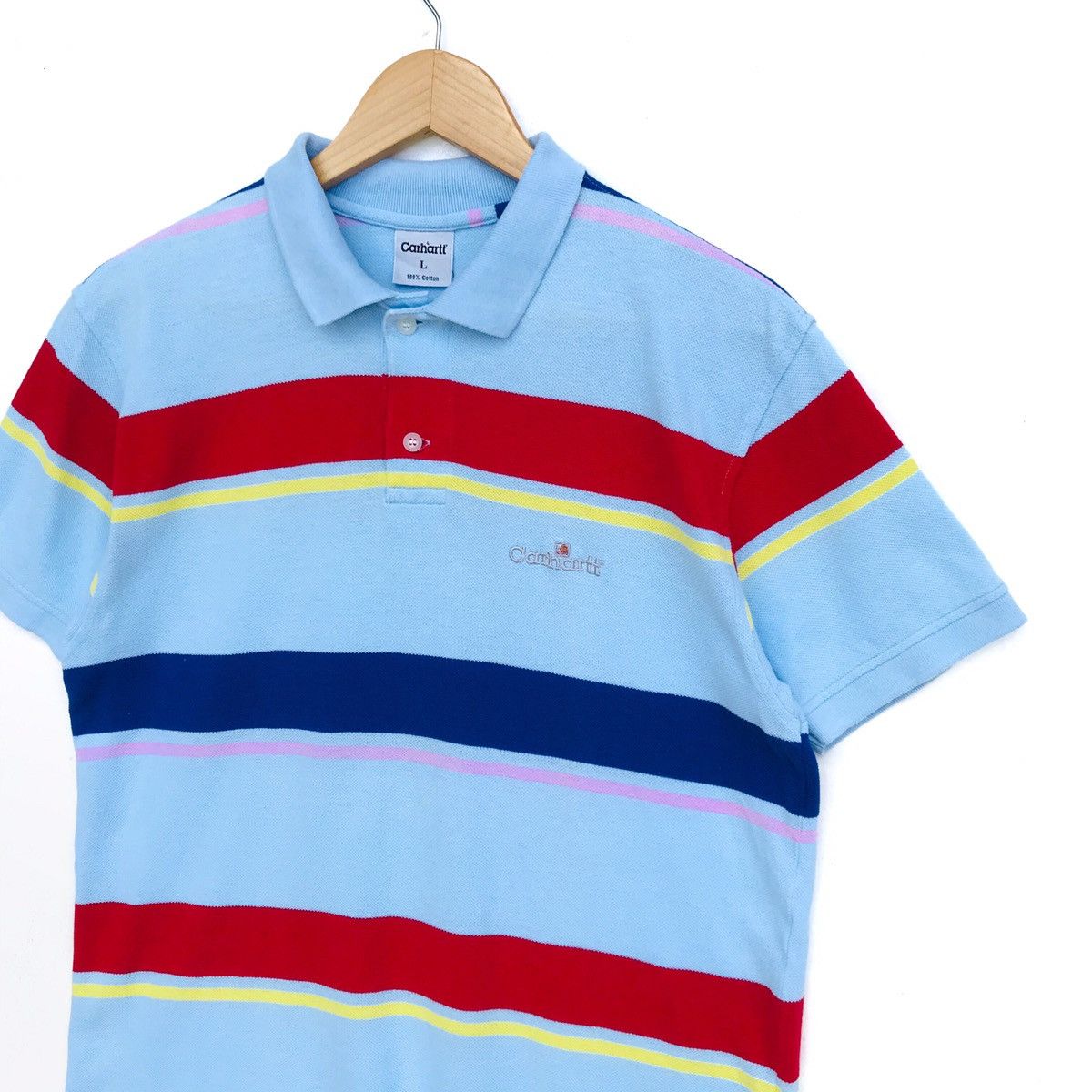 Carhartt Carhatt polo striped multicolor Size US M / EU 48-50 / 2 - 3 Thumbnail