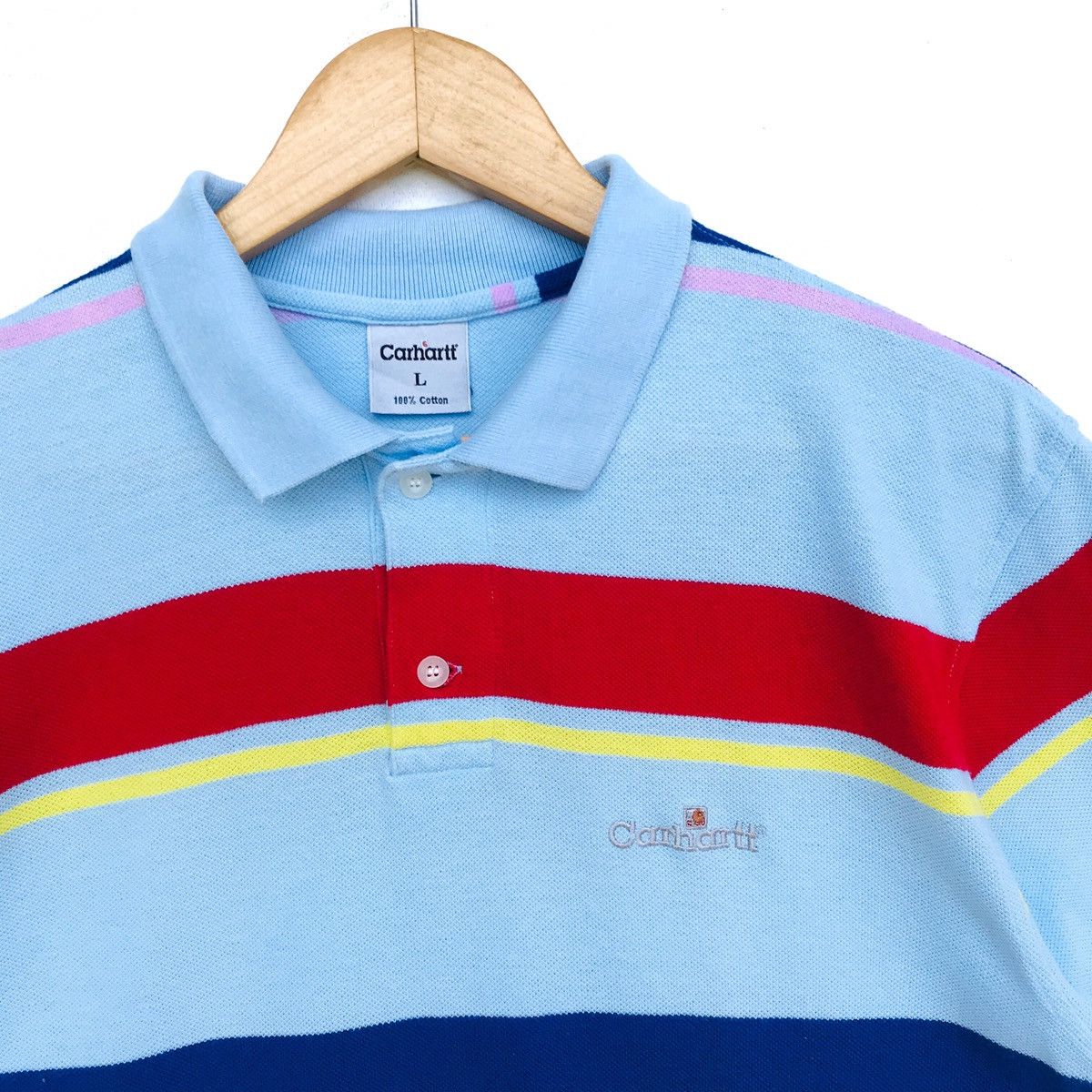 Carhartt Carhatt polo striped multicolor Size US M / EU 48-50 / 2 - 5 Thumbnail