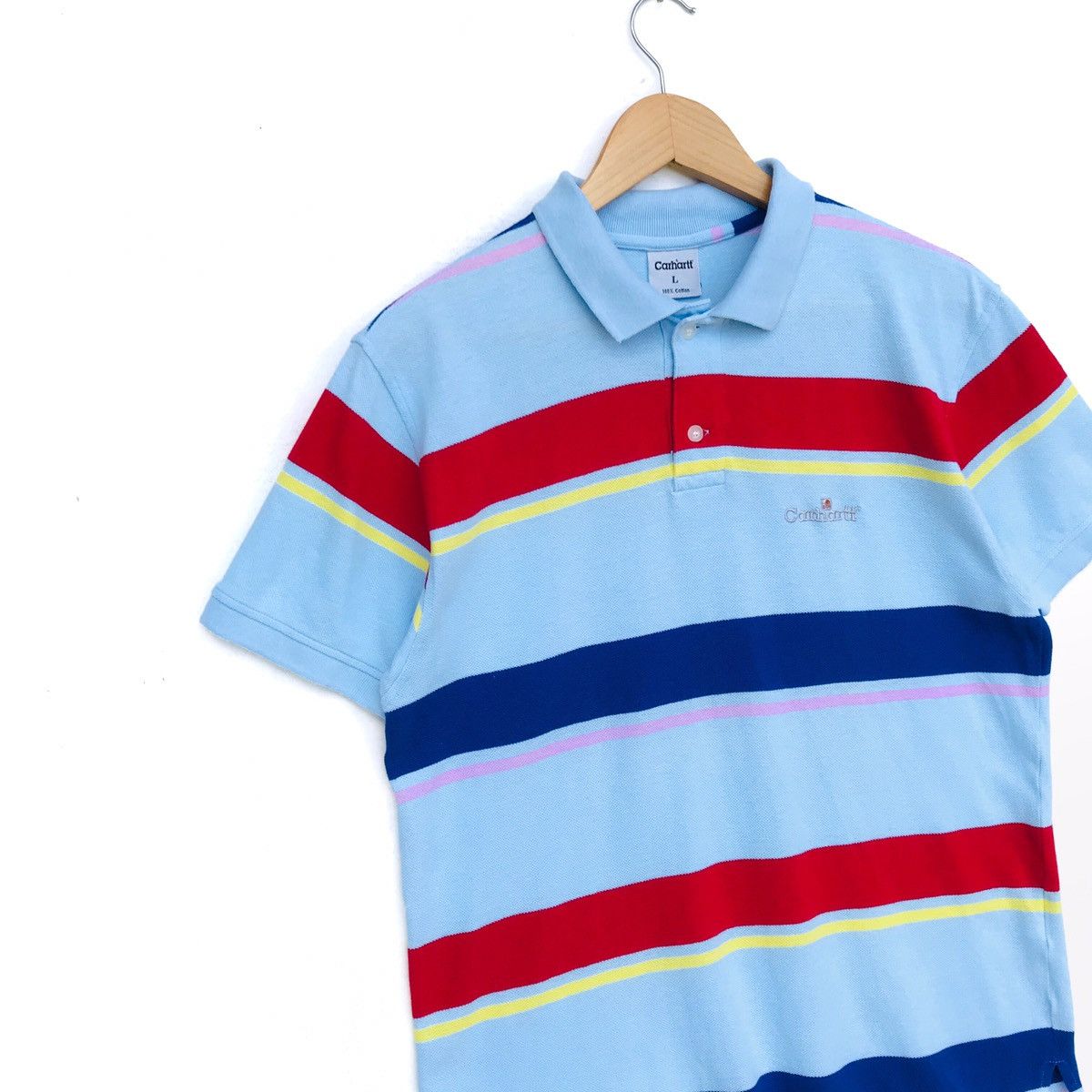 Carhartt Carhatt polo striped multicolor Size US M / EU 48-50 / 2 - 2 Thumbnail