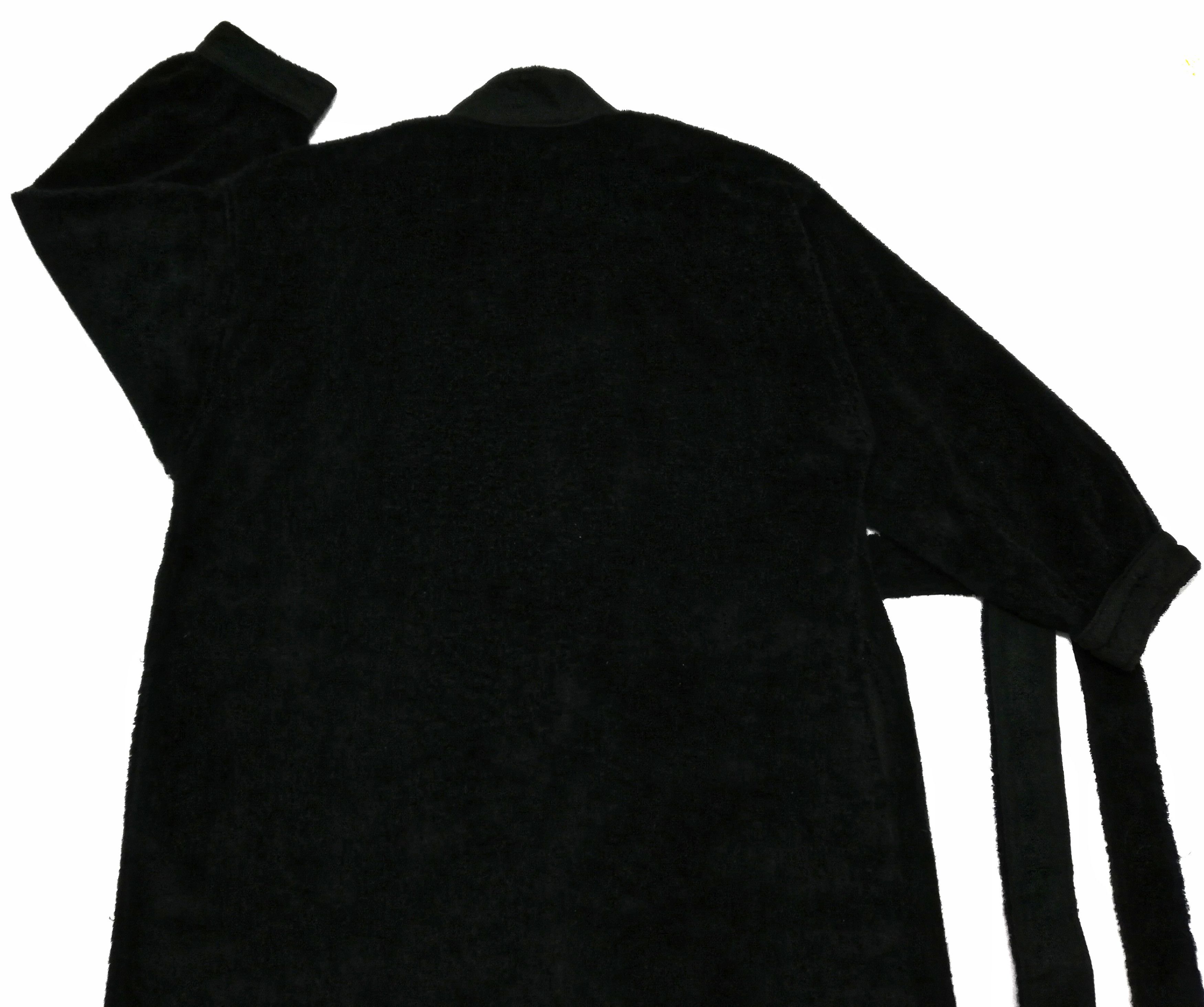 Karl Lagerfeld × Other 🔥Luxury Karl Lagerfeld Black Towel Fleece Long Jacket🔥 Size US M / EU 48-50 / 2 - 11 Thumbnail