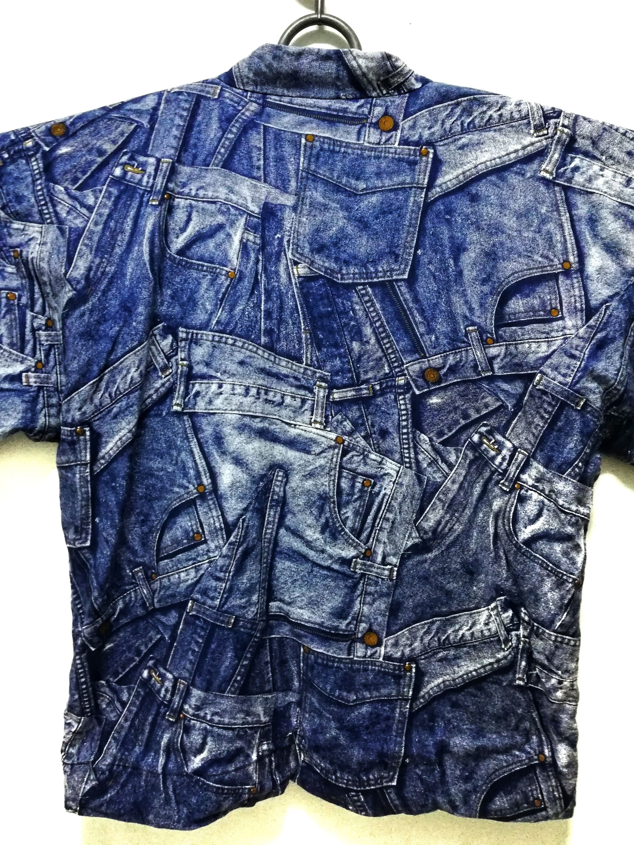 Art Comes First × Japanese Brand 🔥Hanten Kimono Japanese All Over Printed Jeans Style🔥 Size US L / EU 52-54 / 3 - 8 Thumbnail