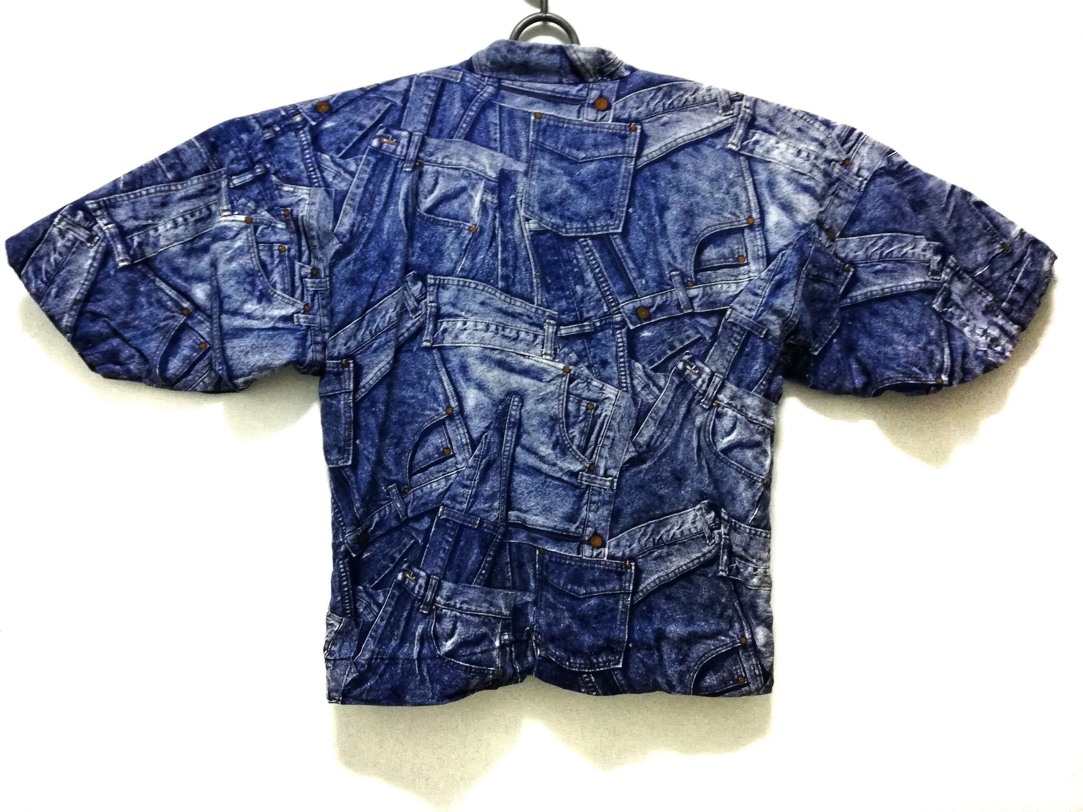 Art Comes First × Japanese Brand 🔥Hanten Kimono Japanese All Over Printed Jeans Style🔥 Size US L / EU 52-54 / 3 - 6 Thumbnail