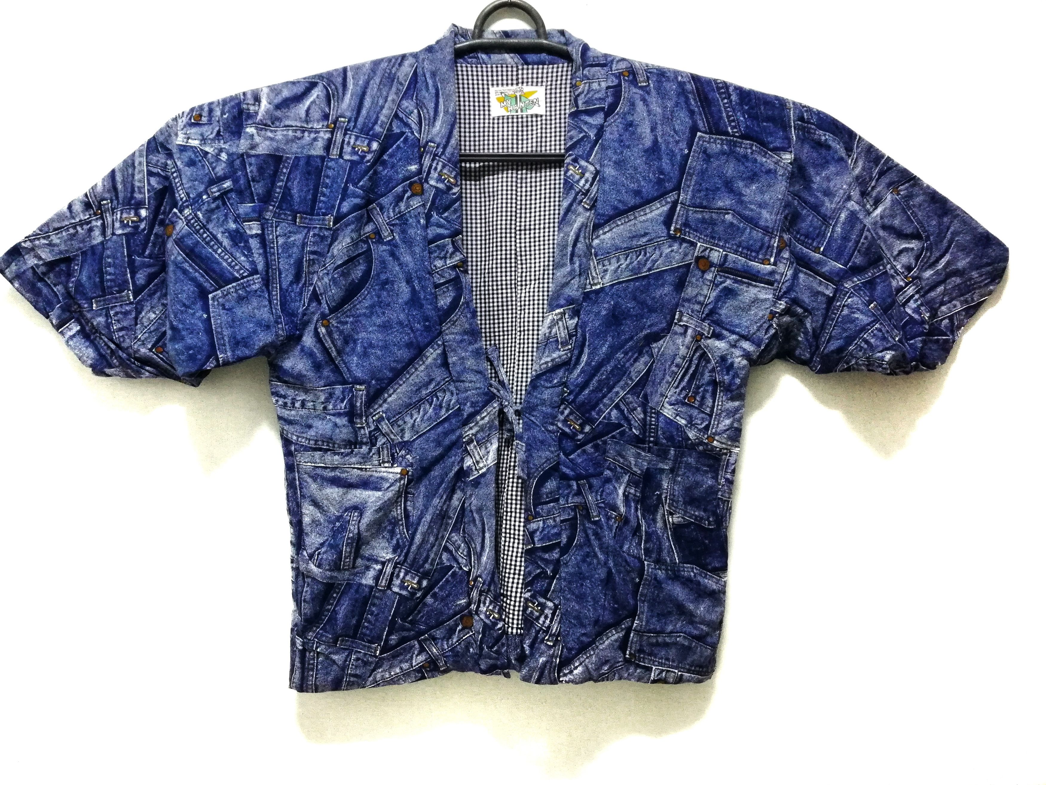 Art Comes First × Japanese Brand 🔥Hanten Kimono Japanese All Over Printed Jeans Style🔥 Size US L / EU 52-54 / 3 - 1 Thumbnail